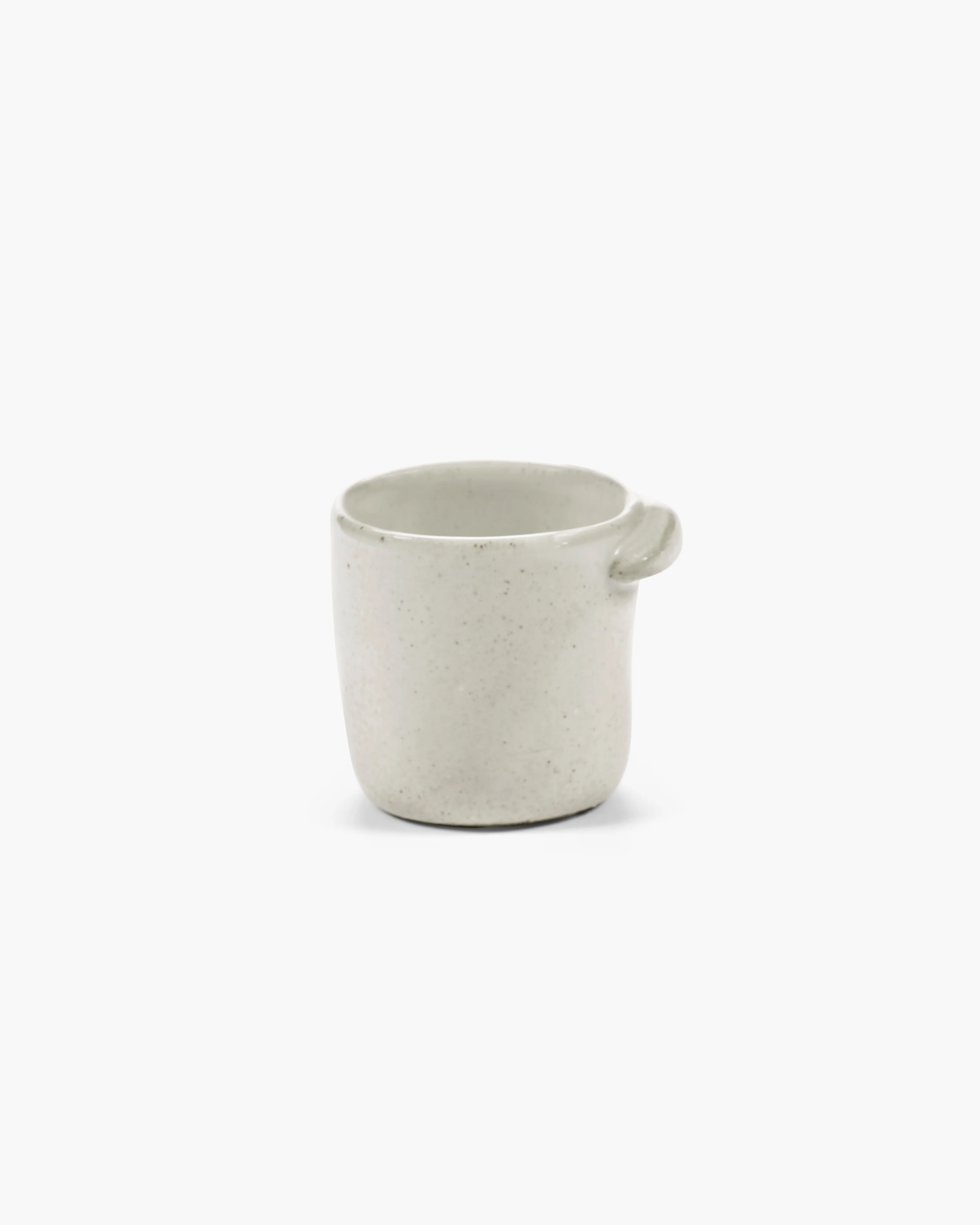 Coffee cup without handle off-white Out of lines