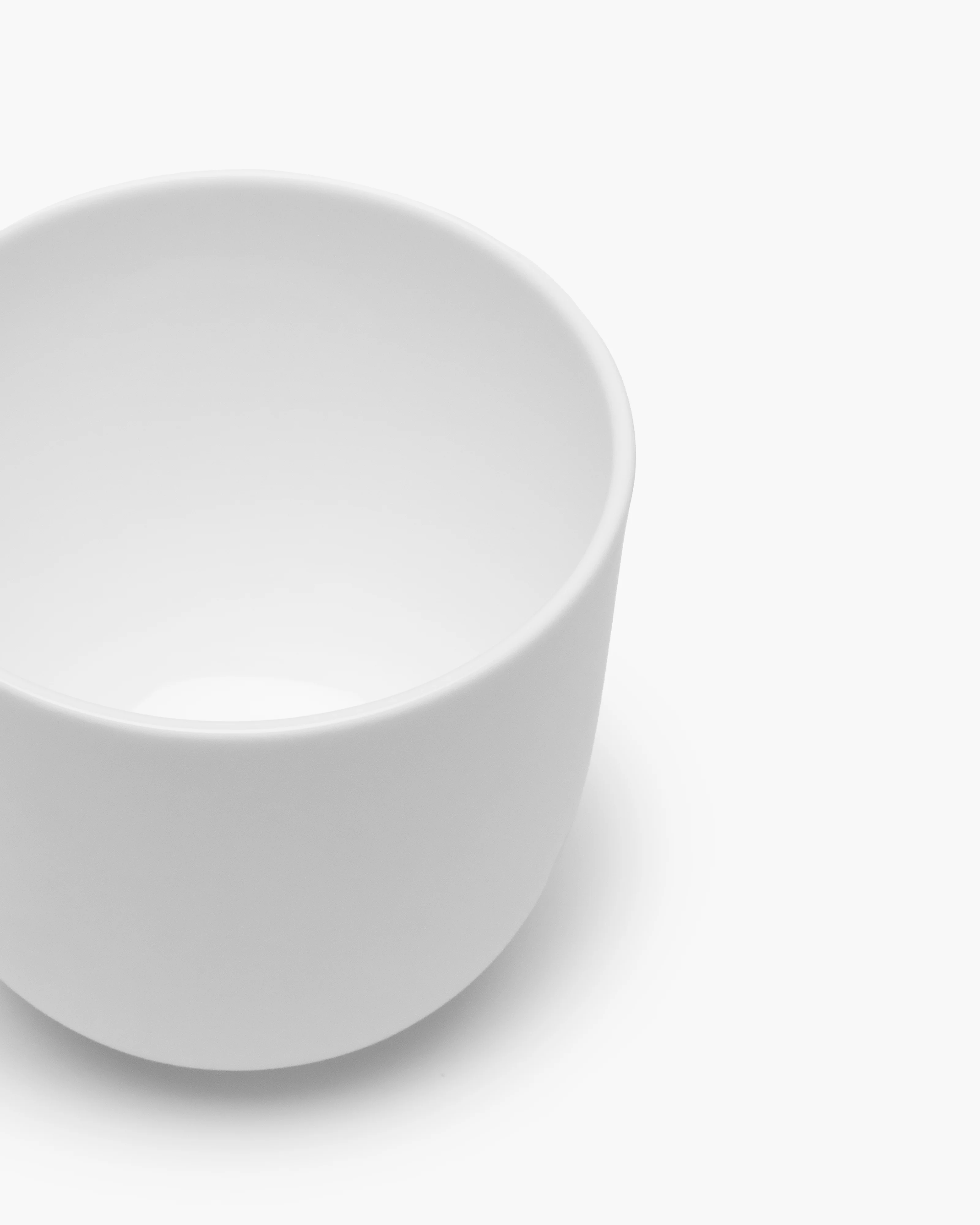 Coffee cup without handle white Base - Image 3