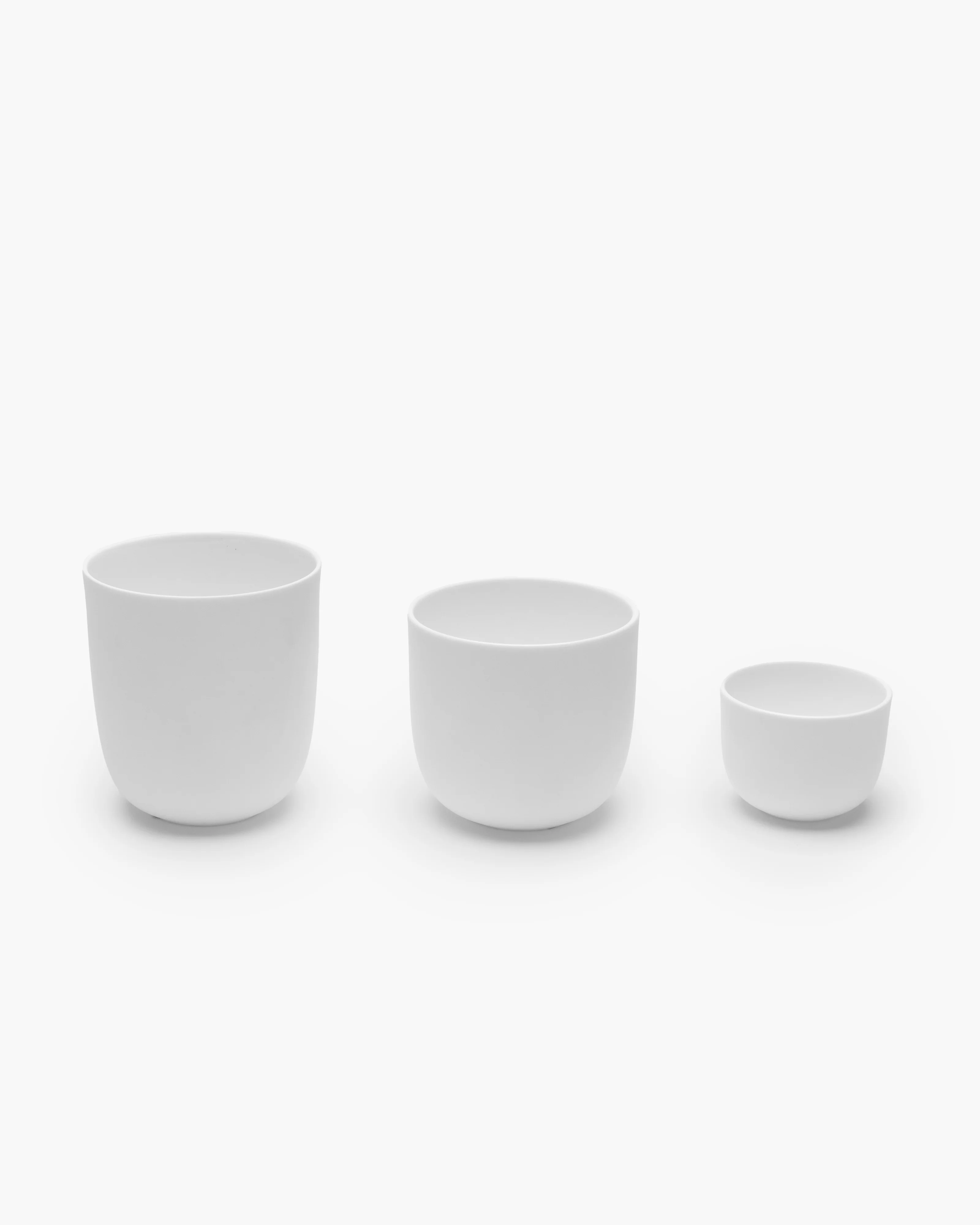 Coffee cup without handle white Base - Image 5