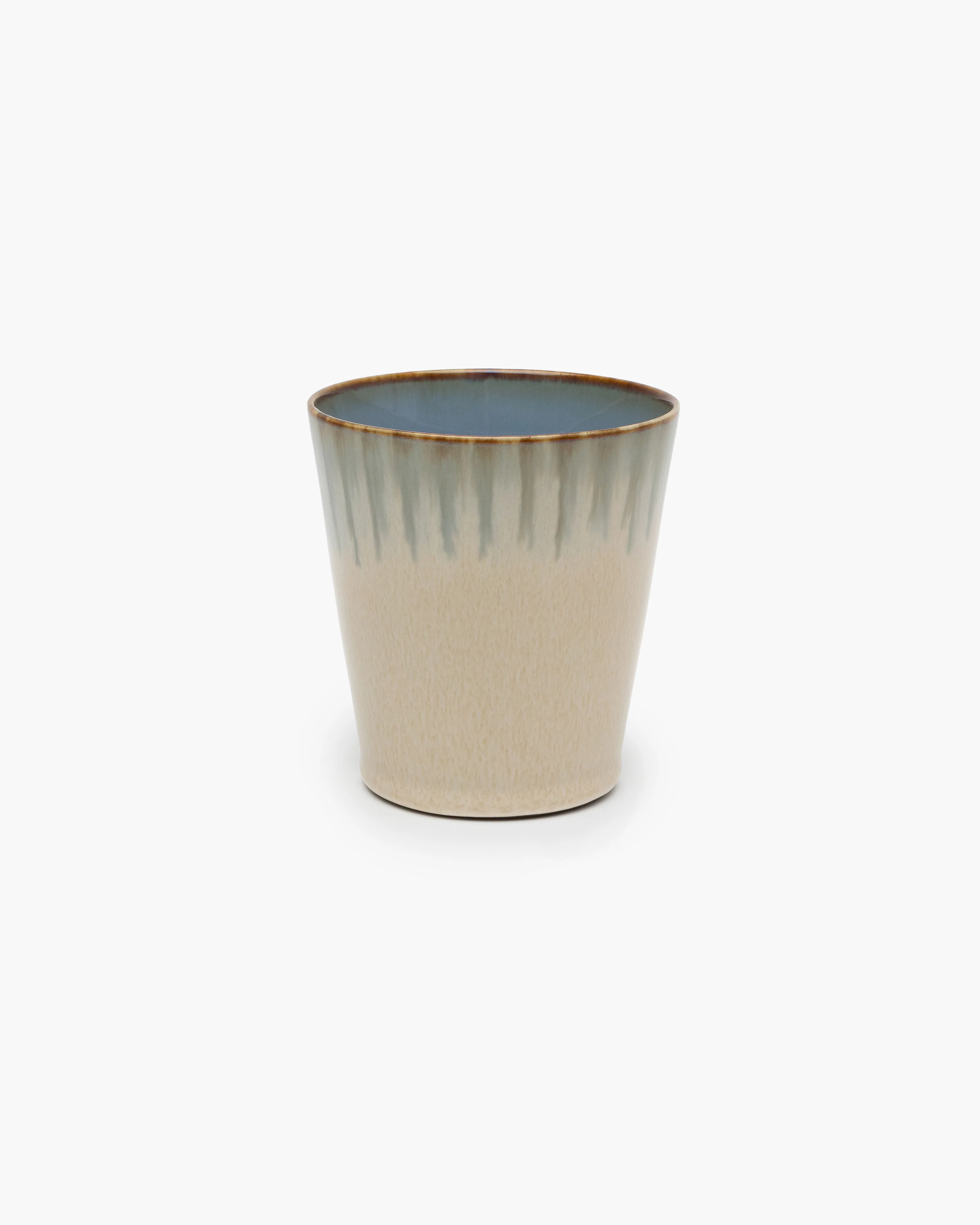 Conical cup M misty gray/smoky blue Terres de rêves