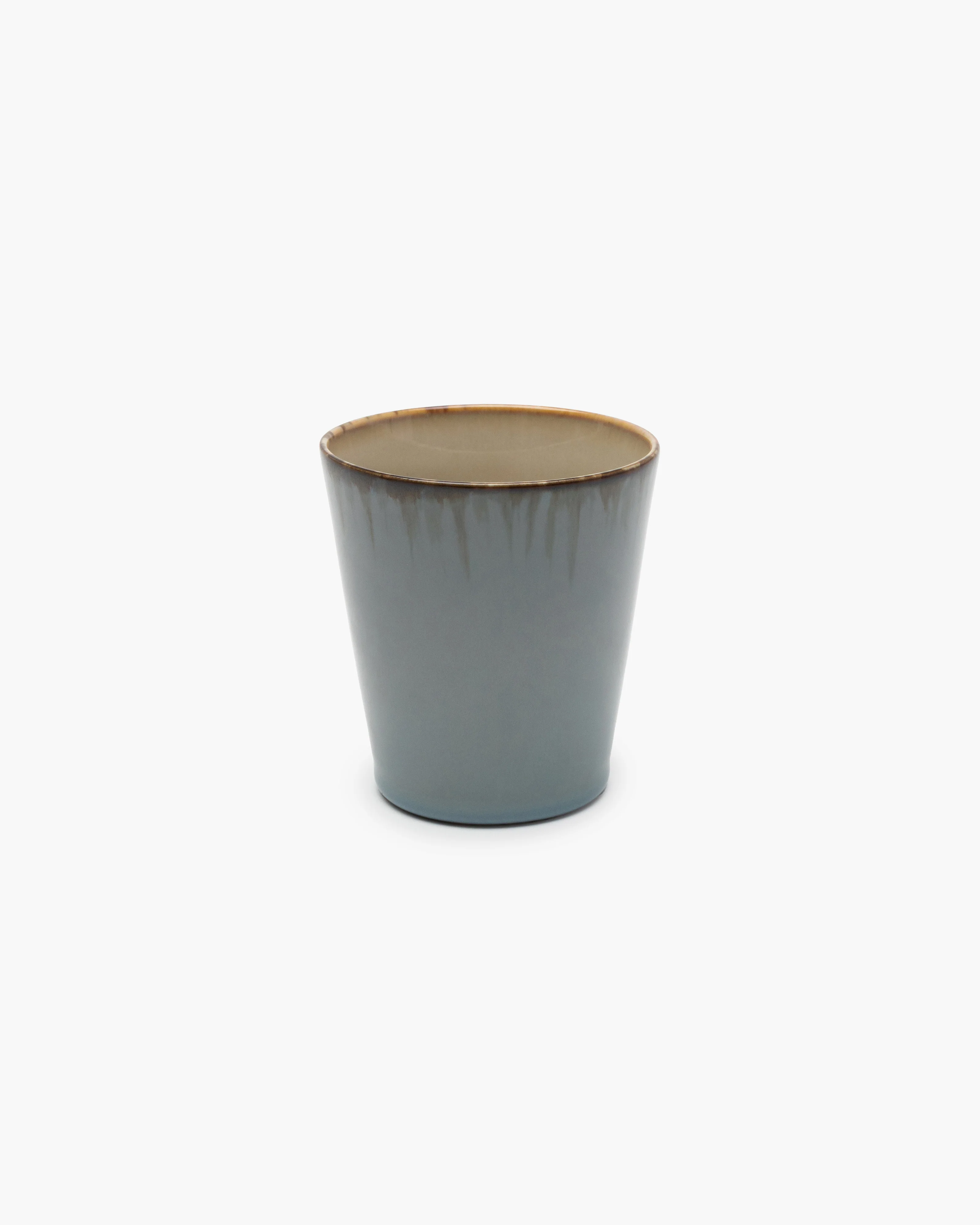 Conical cup M smoky blue/misty gray Terres de rêves