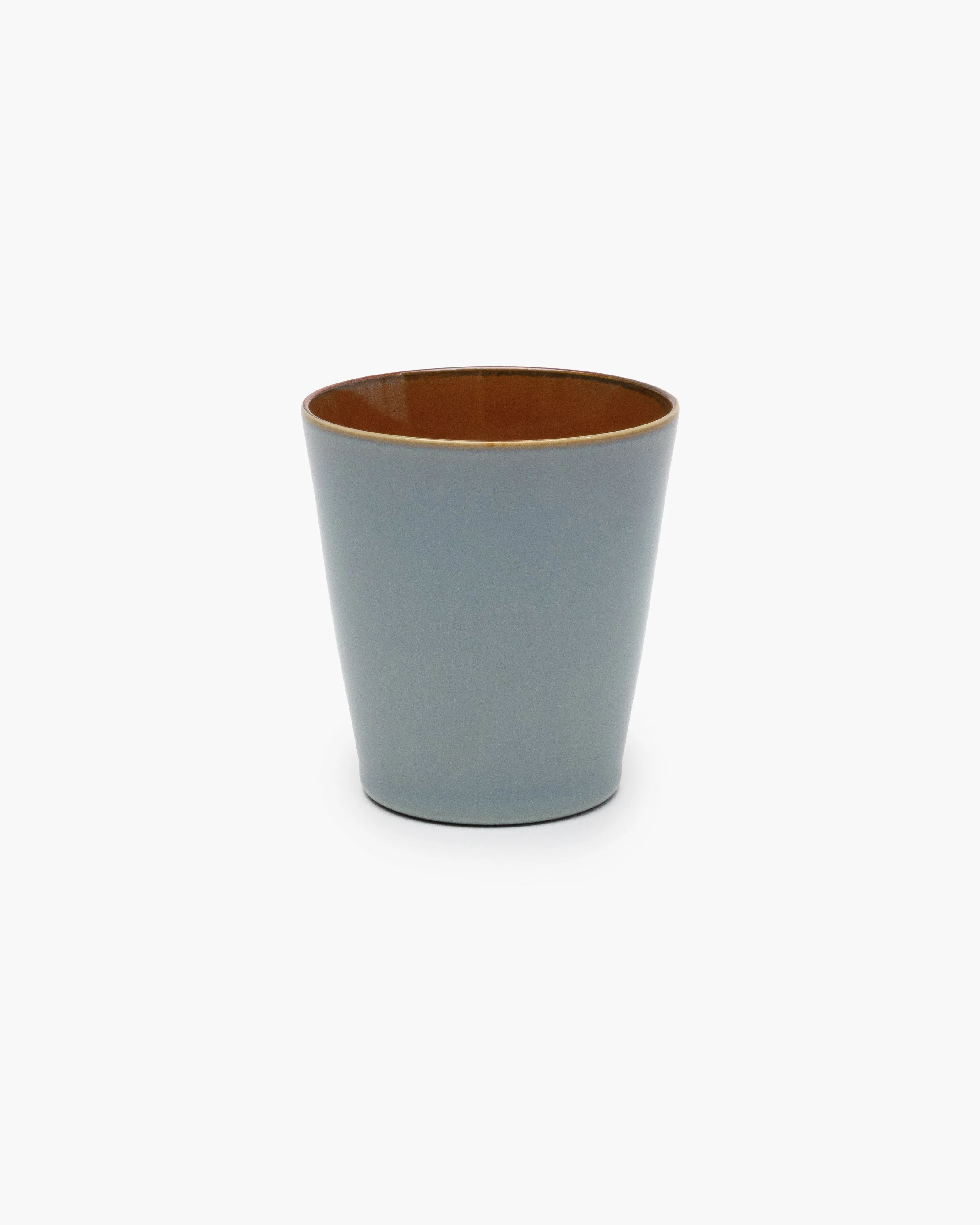 Conical cup M smoky blue/rust Terres de rĂȘves