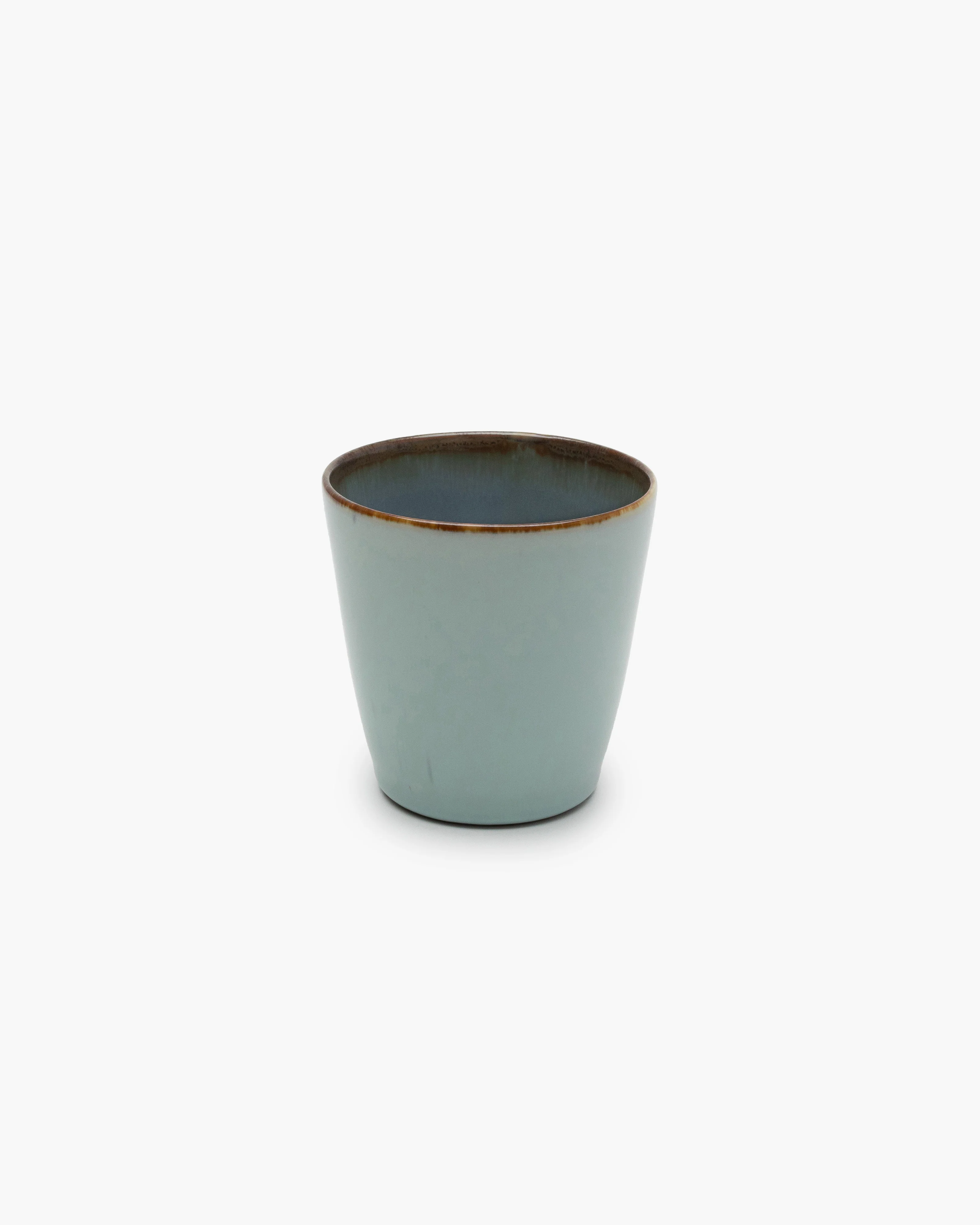 Conical cup S light blue/smoky blue Terres de rêves