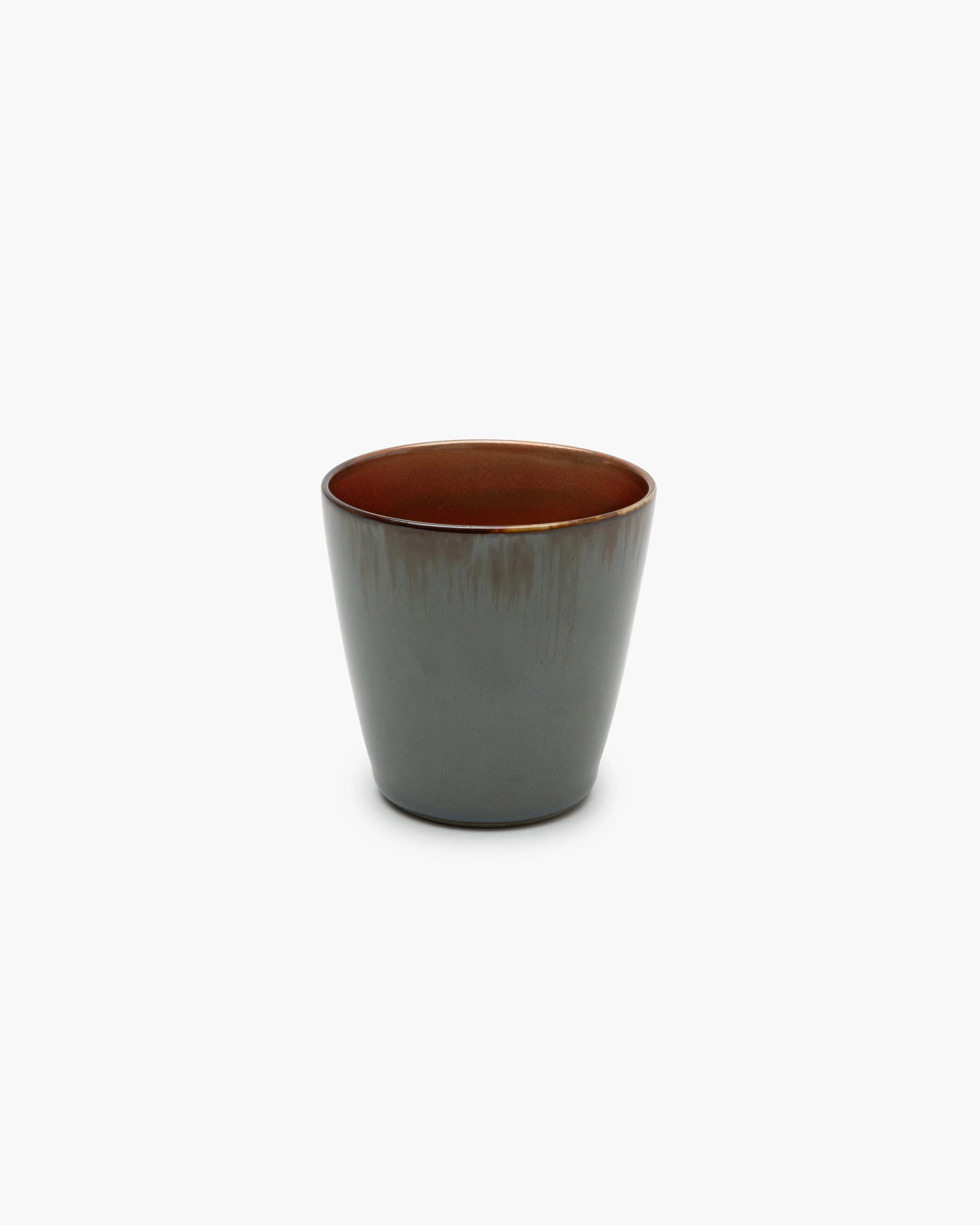 Conical cup S smoky blue/rust Terres de rĂȘves