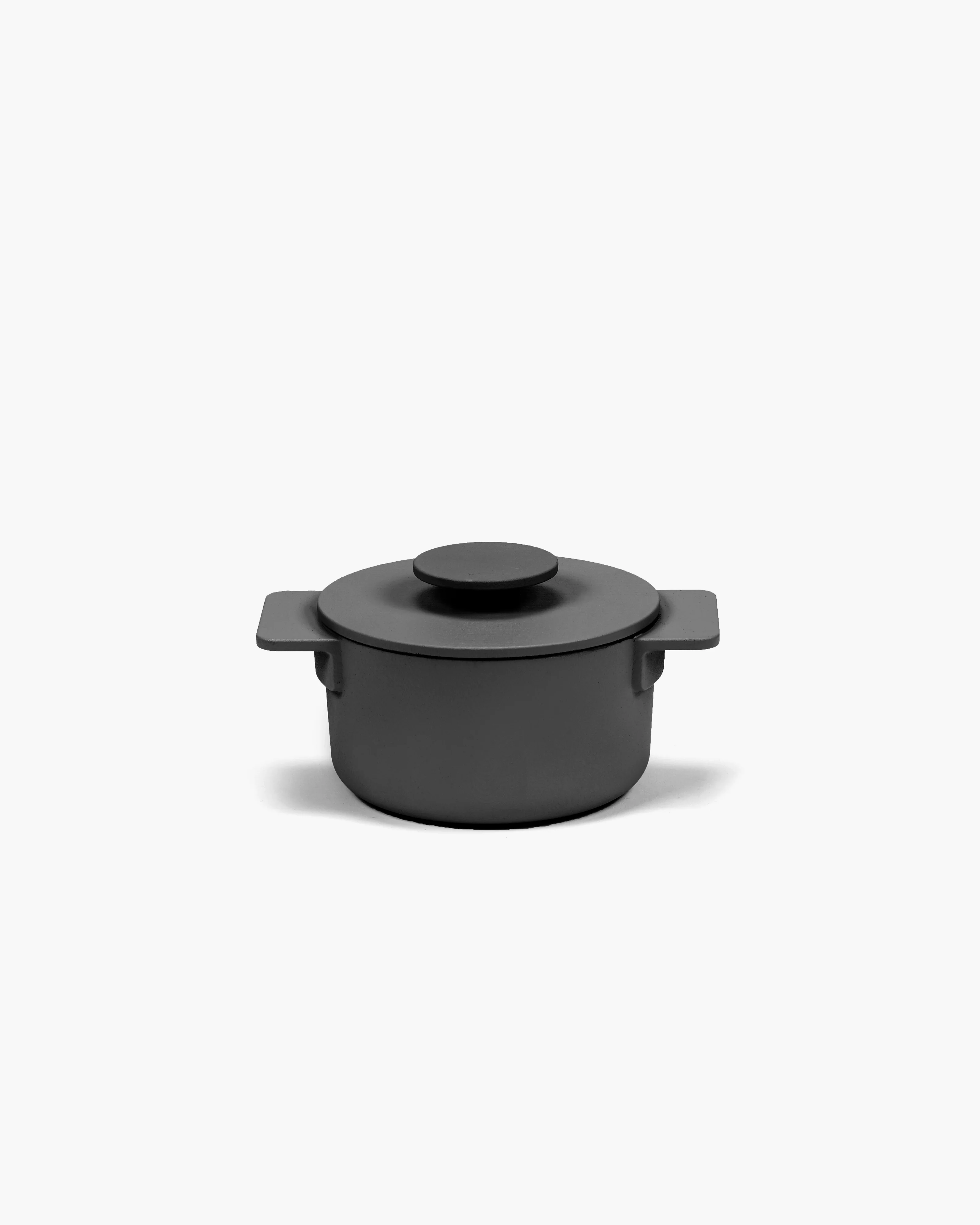 Cooking pot XS cast iron black Surface