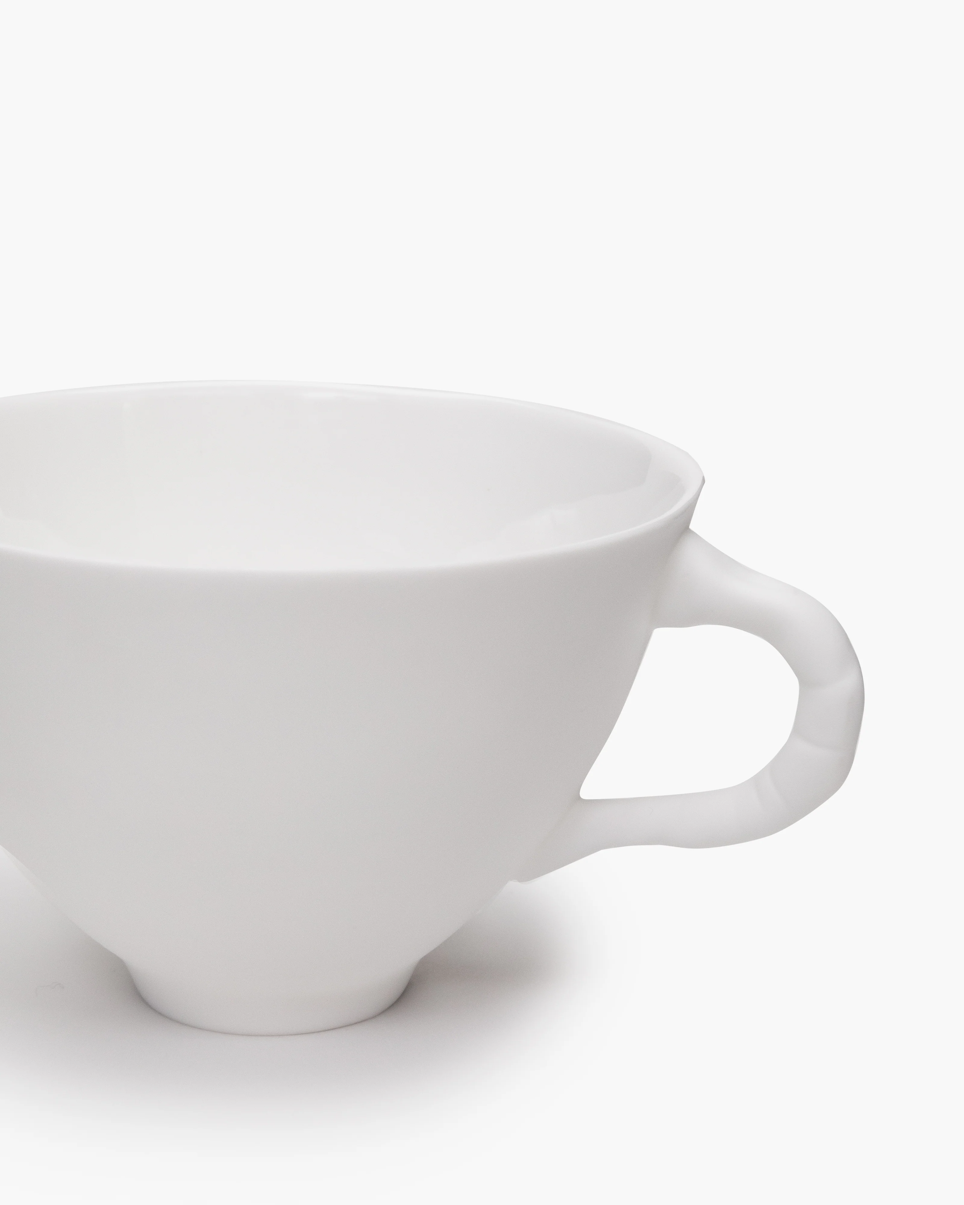 Cup with saucer L white Perfect Imperfection - Image 6