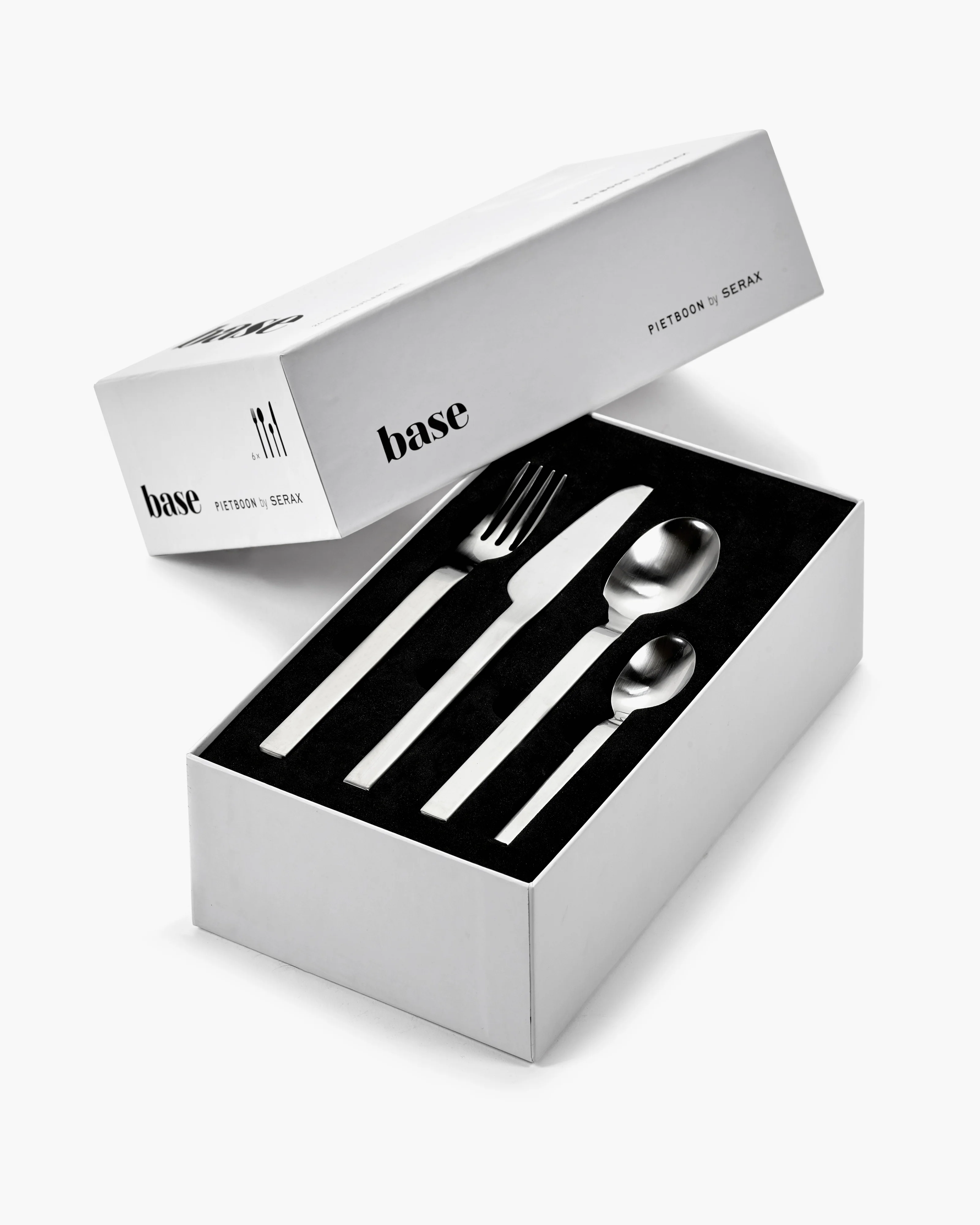 Cutlery set in giftbox 24pcs stainless steel Base - Image 4