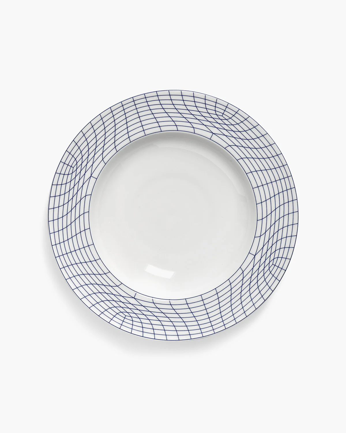 Deep plate L white - blue Nido - Image 2