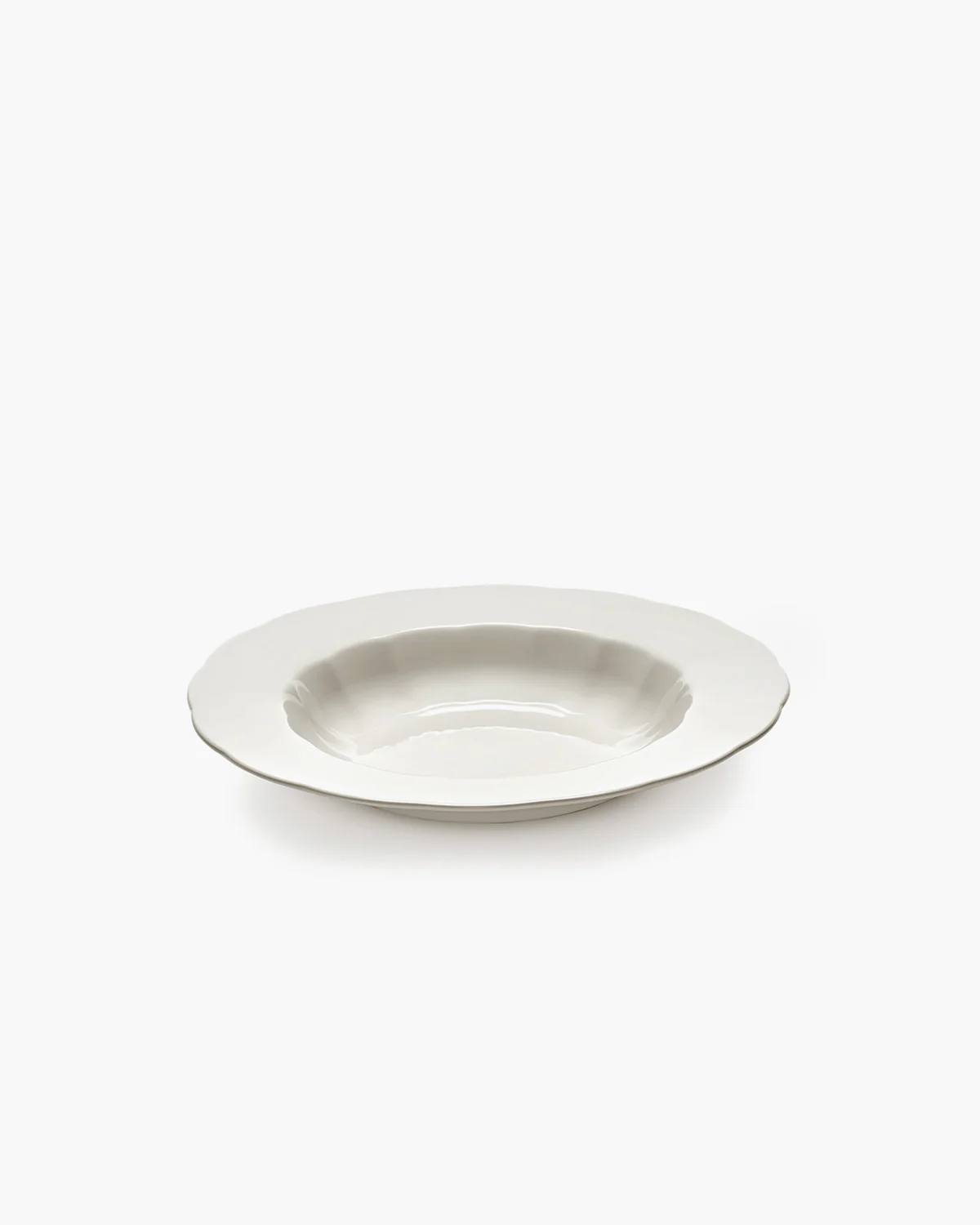 Deep plate L white Silhouette