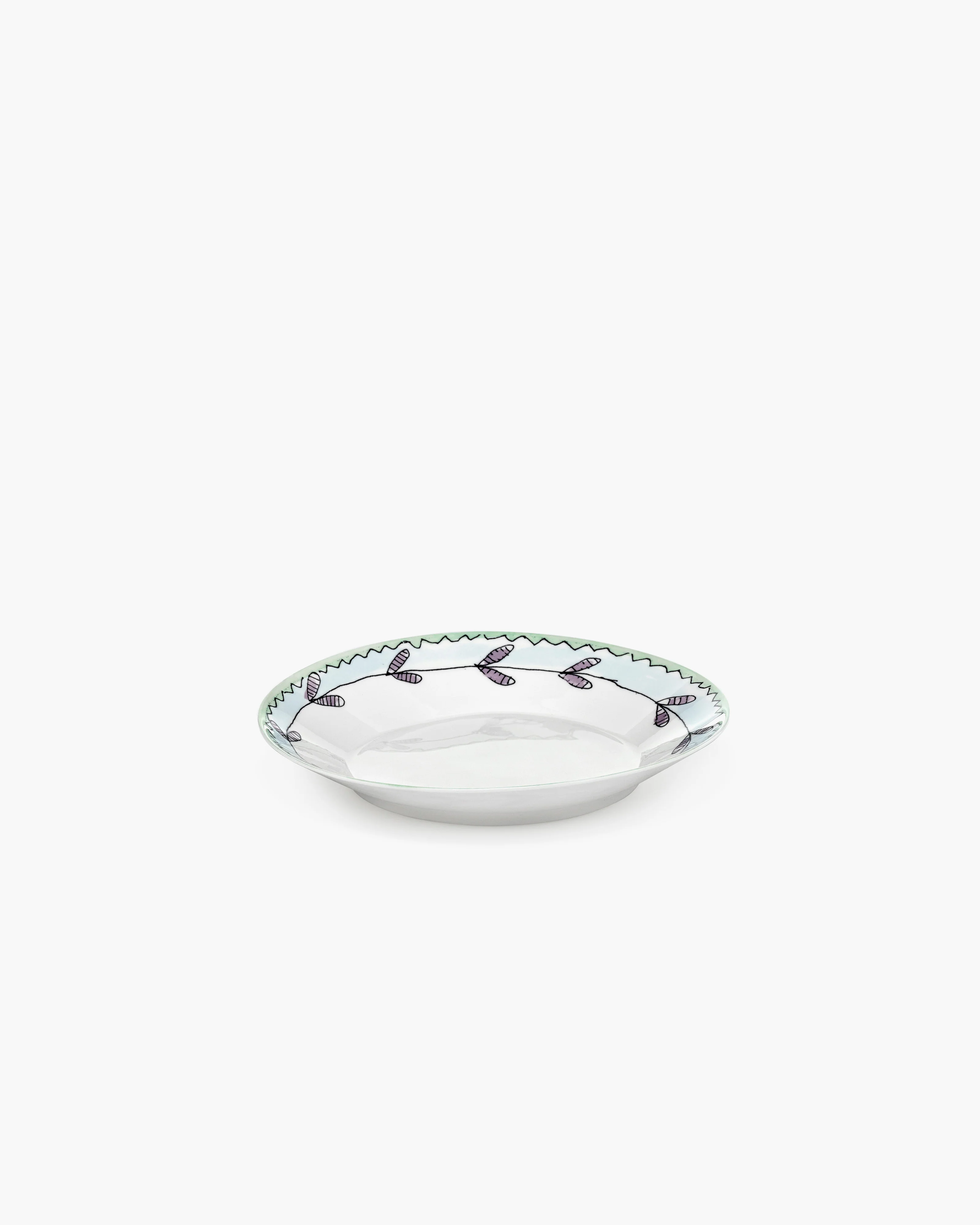 Deep plate M Blossom milk Midnight Flowers