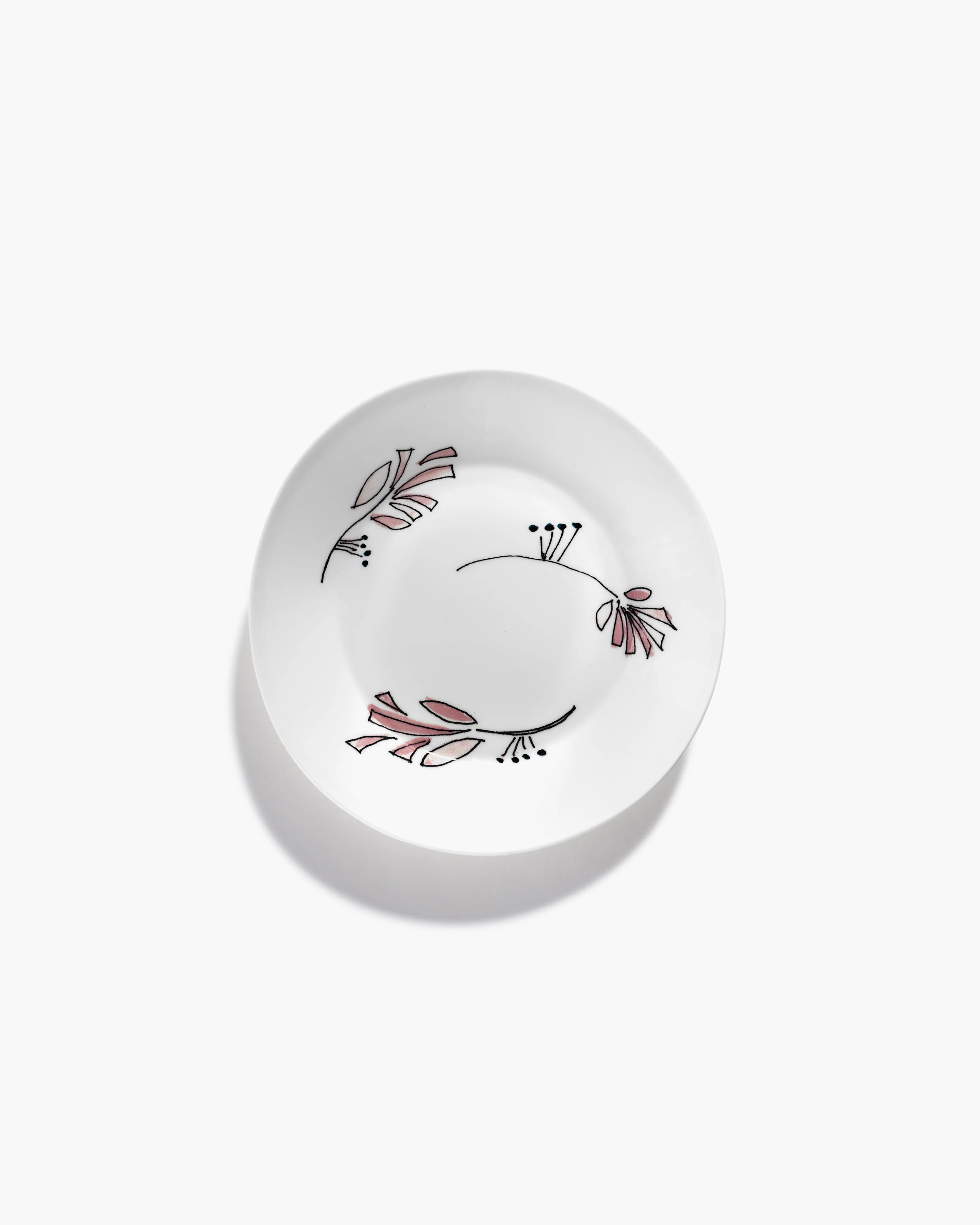 Deep plate M Fiore rosa Midnight Flowers - Image 2