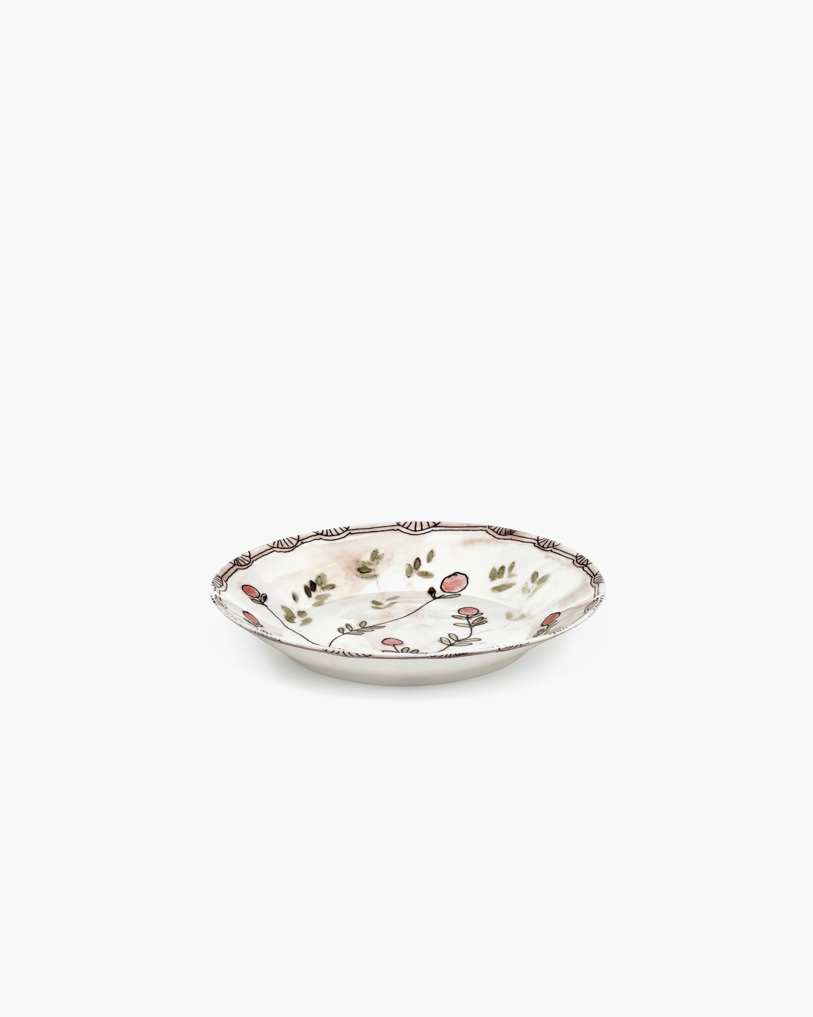Deep plate M Mirtillo nude Midnight Flowers