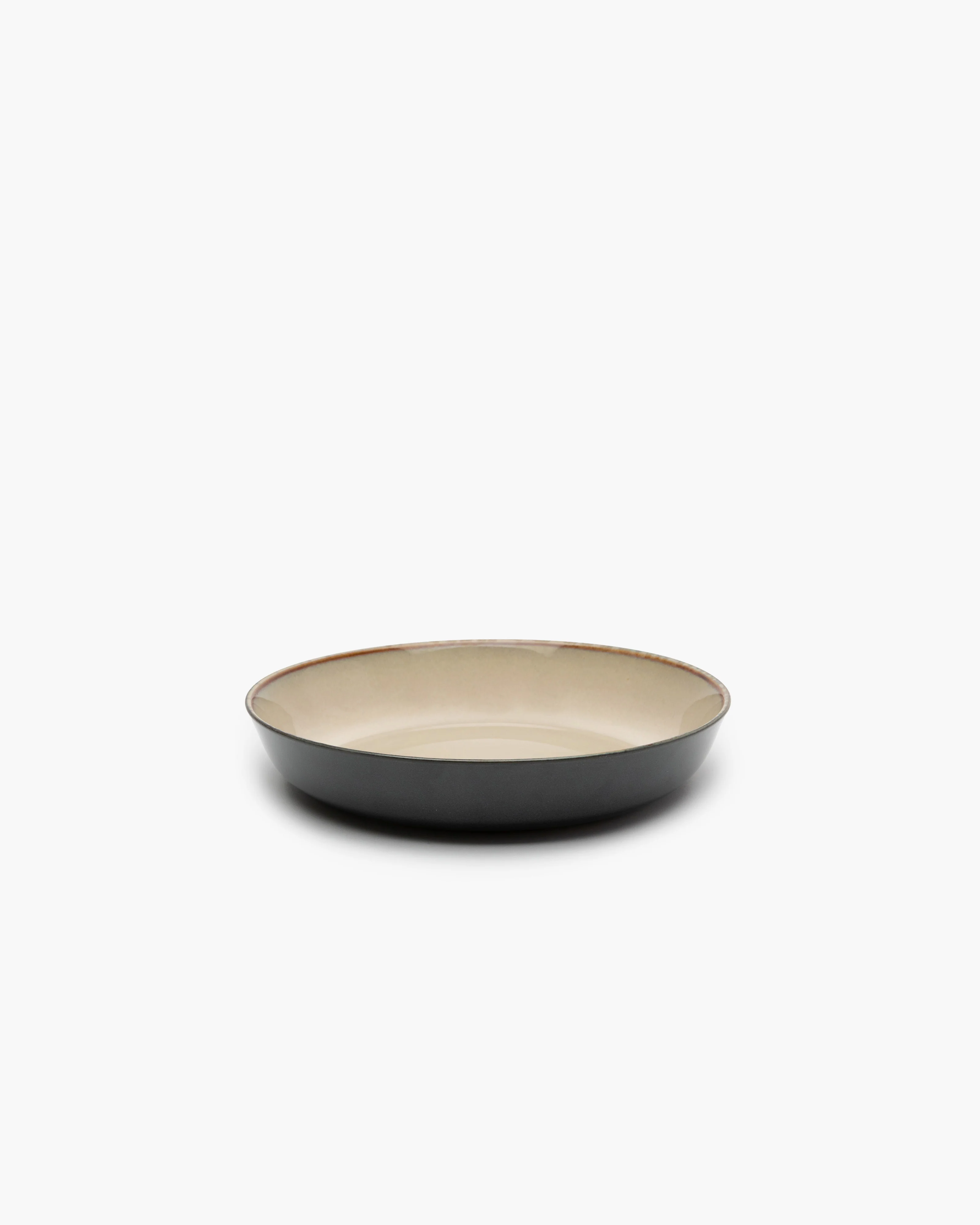 Deep plate M misty gray/dark blue Terres de rĂȘves
