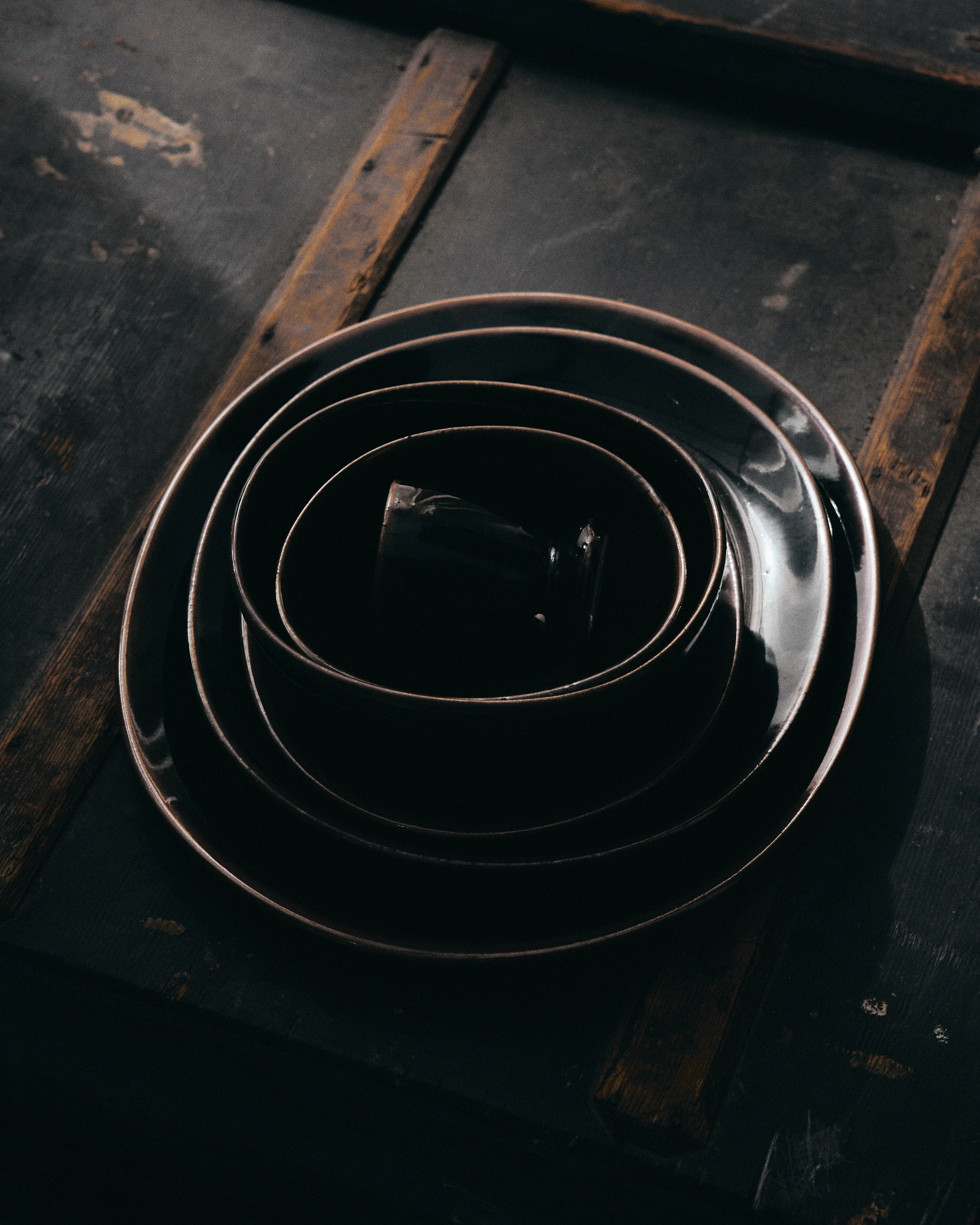 Deep plate S dark brown Out of lines - Image 2