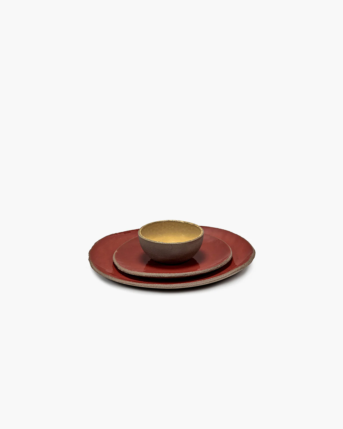 Dessert plate vermillon red FCK - Image 4