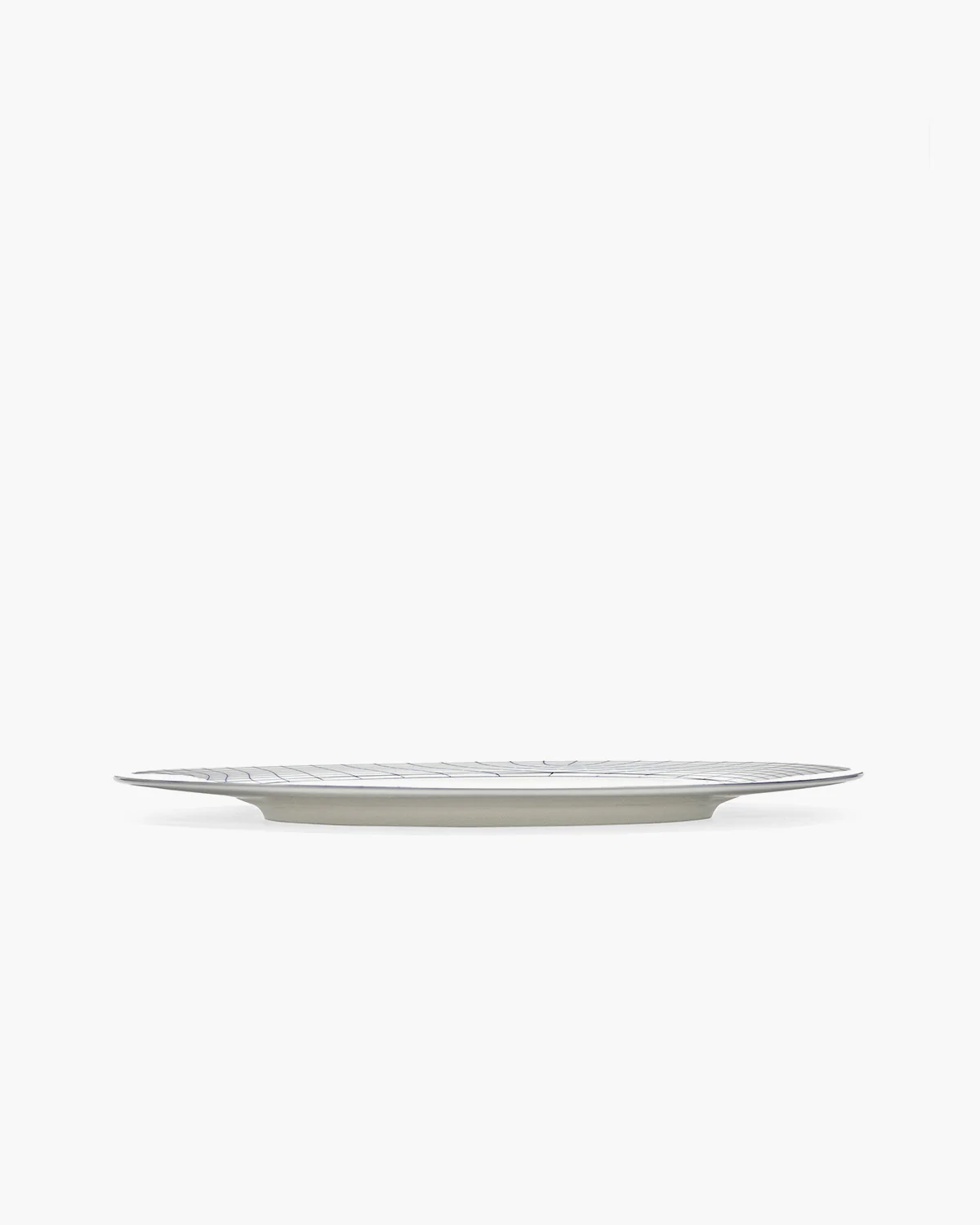 Dinner plate 01 white - blue Nido - Image 2