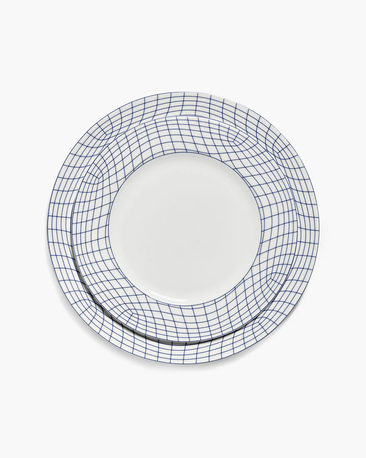 Dinner plate 01 white - blue Nido - Image 5