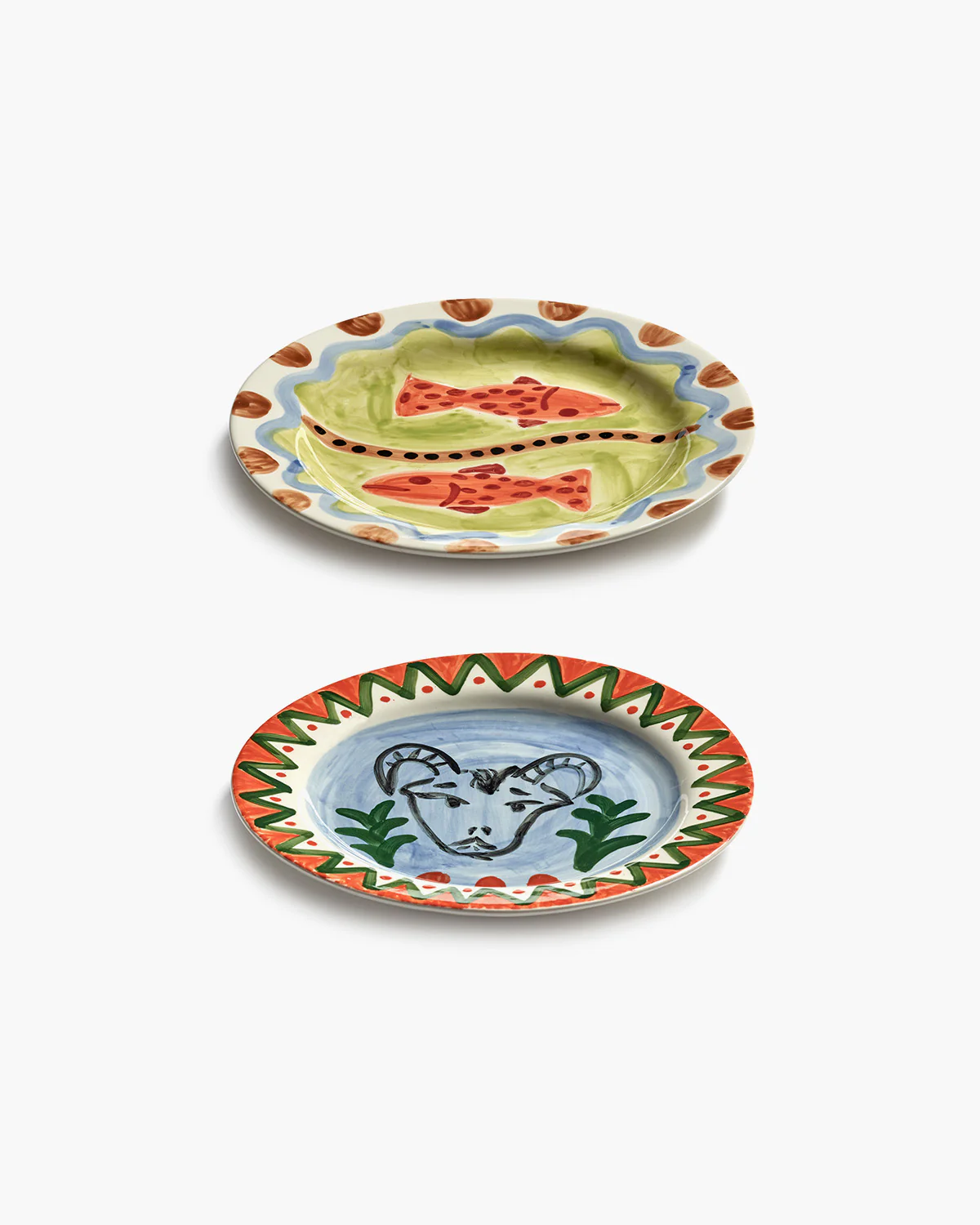 Dinner plate 03 set of 2 mix The Lovers - Image 6