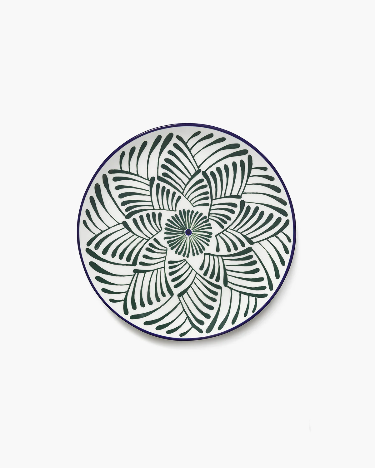 Dinner plate ass/4 green - blue Bazaar - Image 8