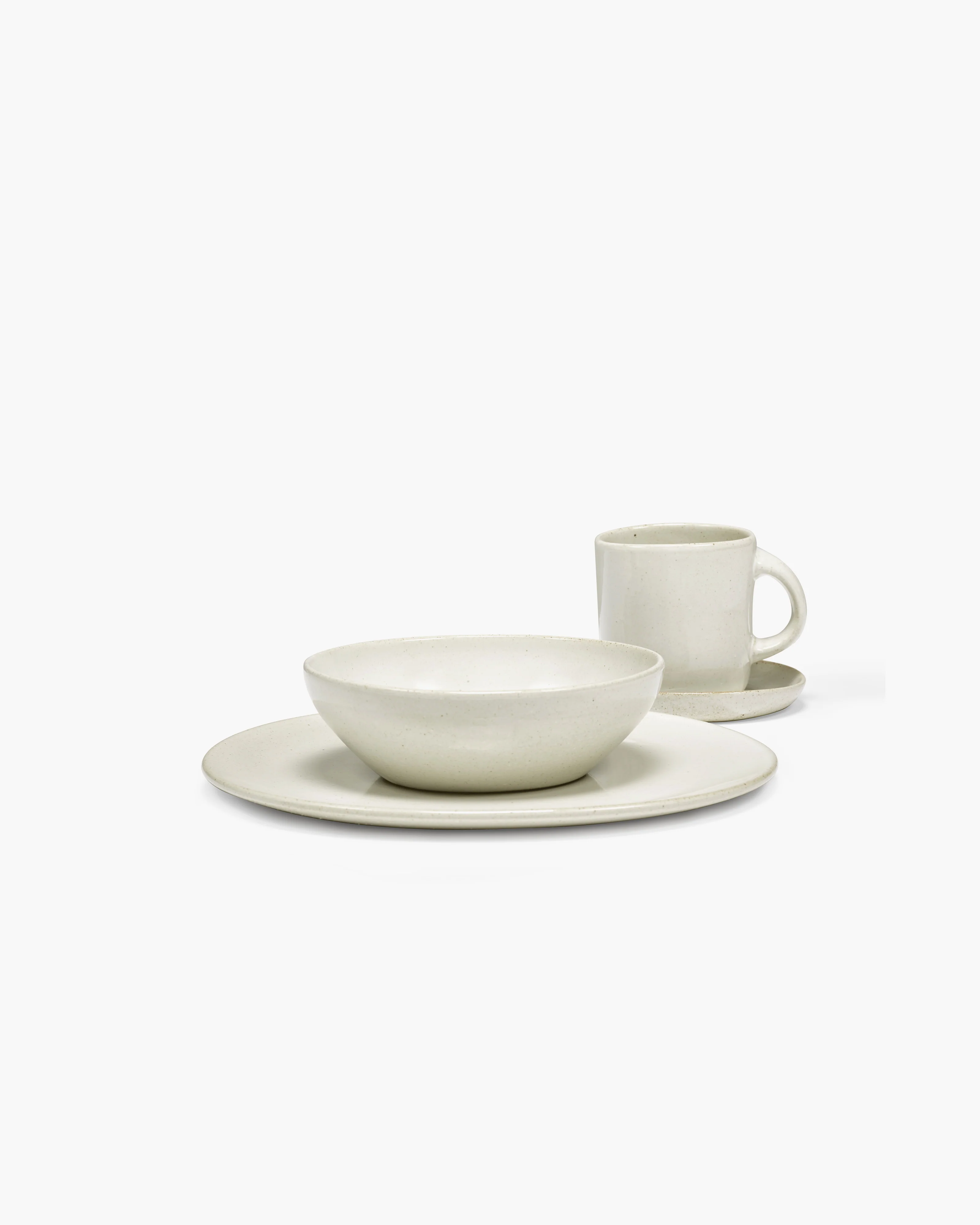 Dinner plate off-white Out of lines - Image 6