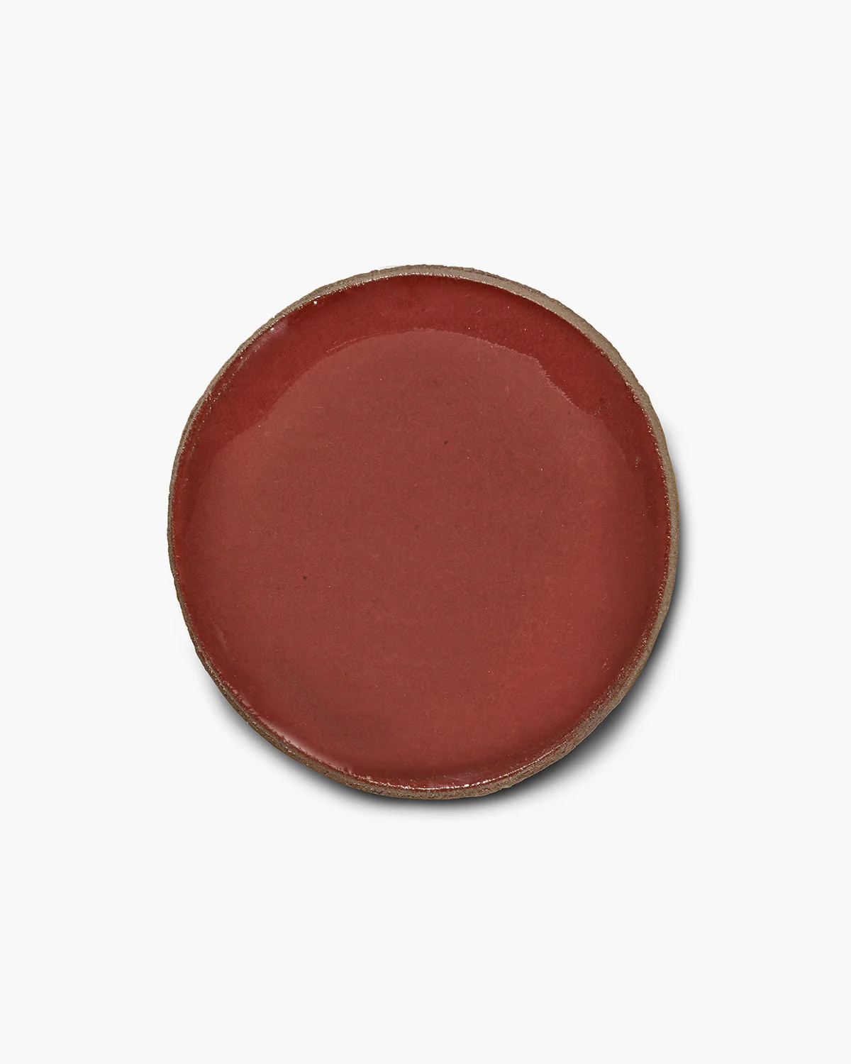 Dinner plate vermillon red FCK - Image 3