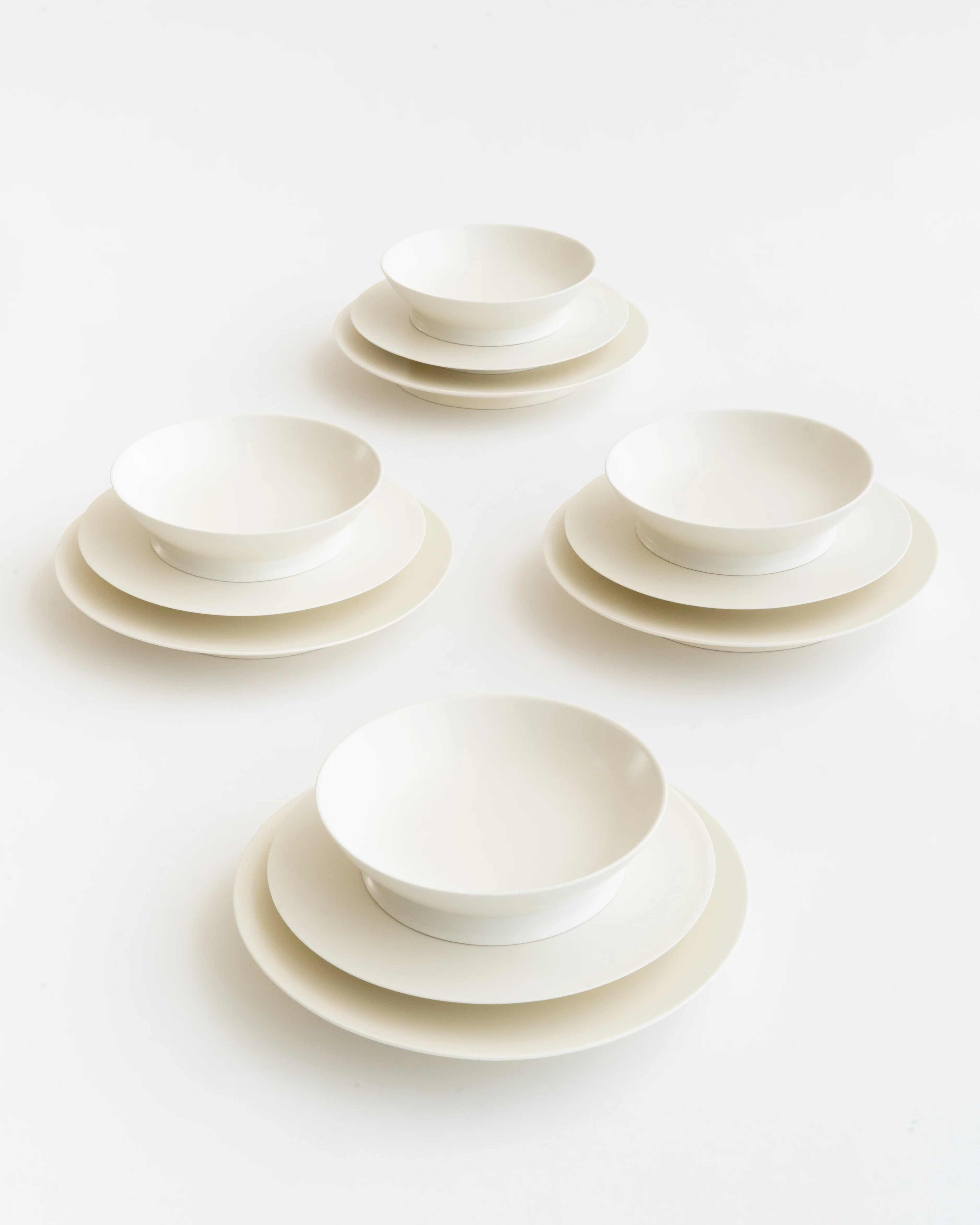 Dinner Set 12 pieces Off White Ra