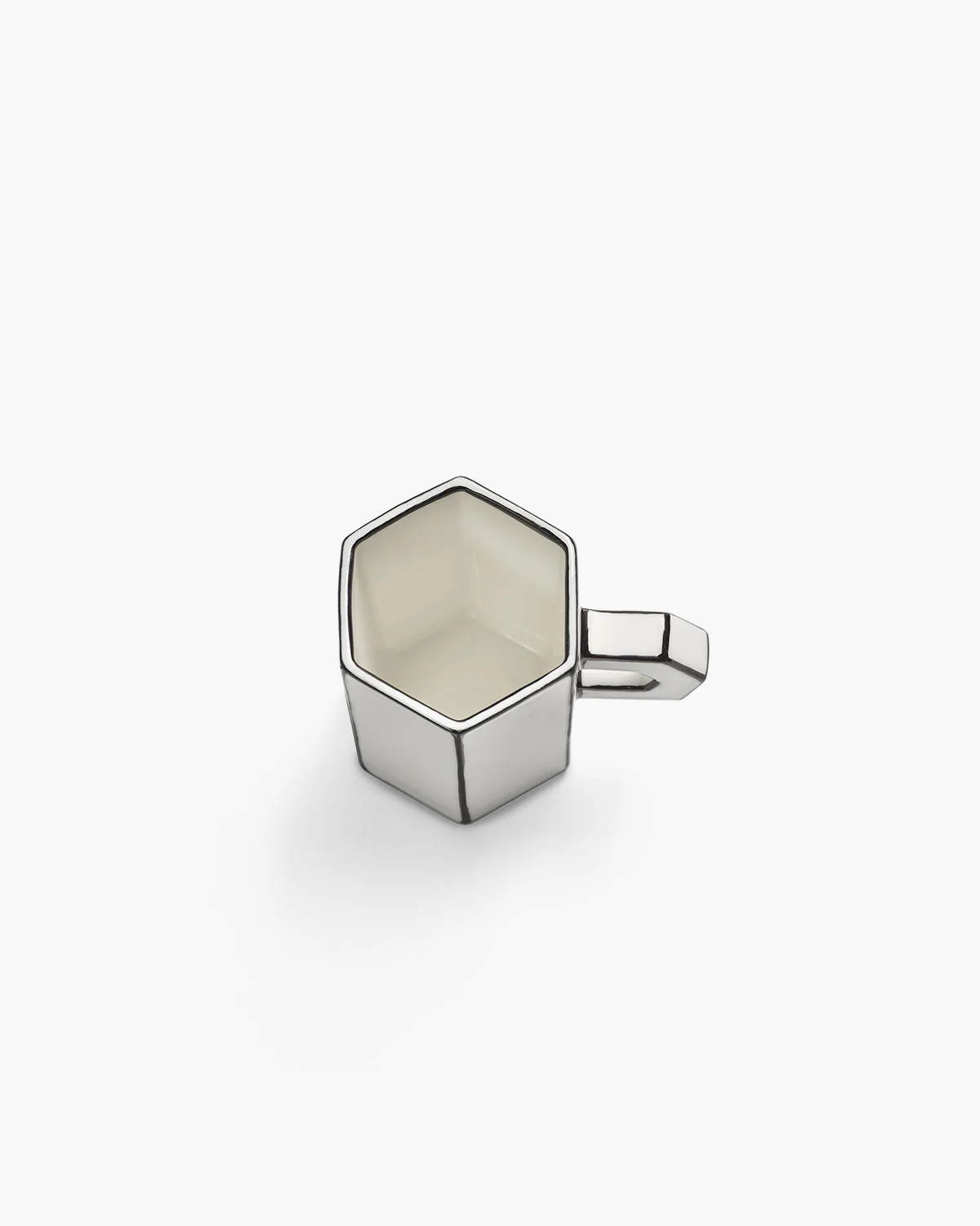 Double espresso cup white - black Carte Blanche - Image 5