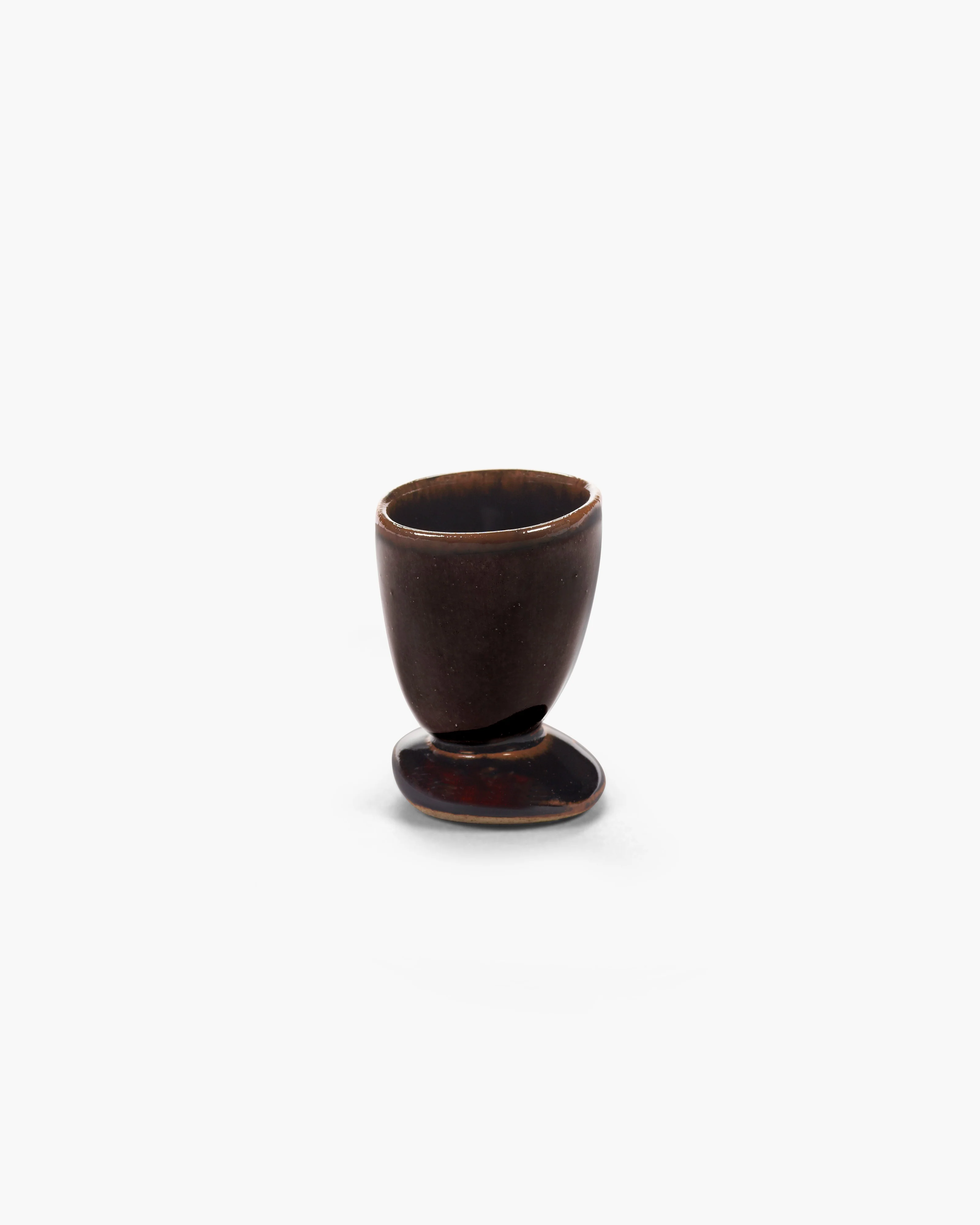 Egg cup dark brown Out of lines