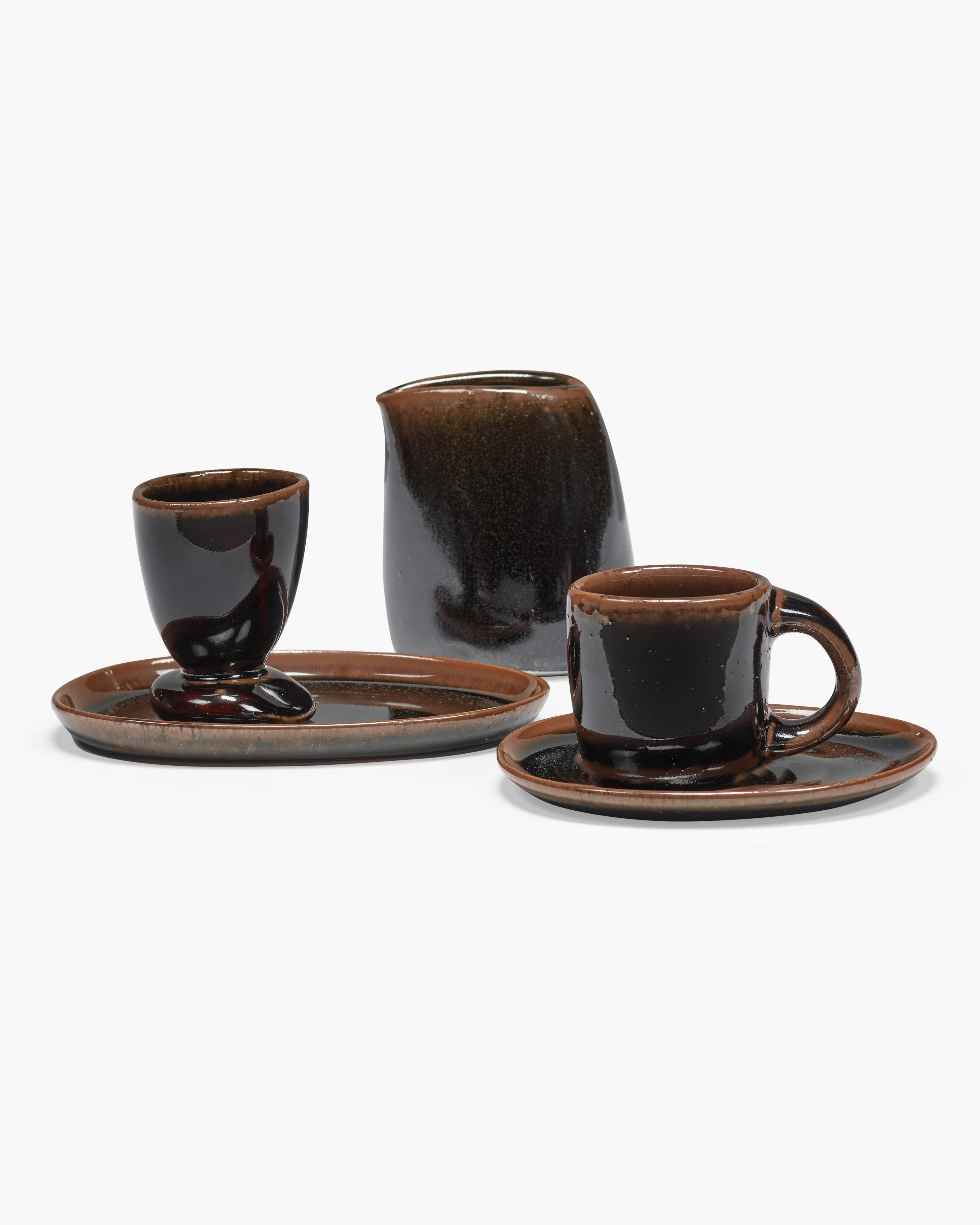 Egg cup dark brown Out of lines - Image 6