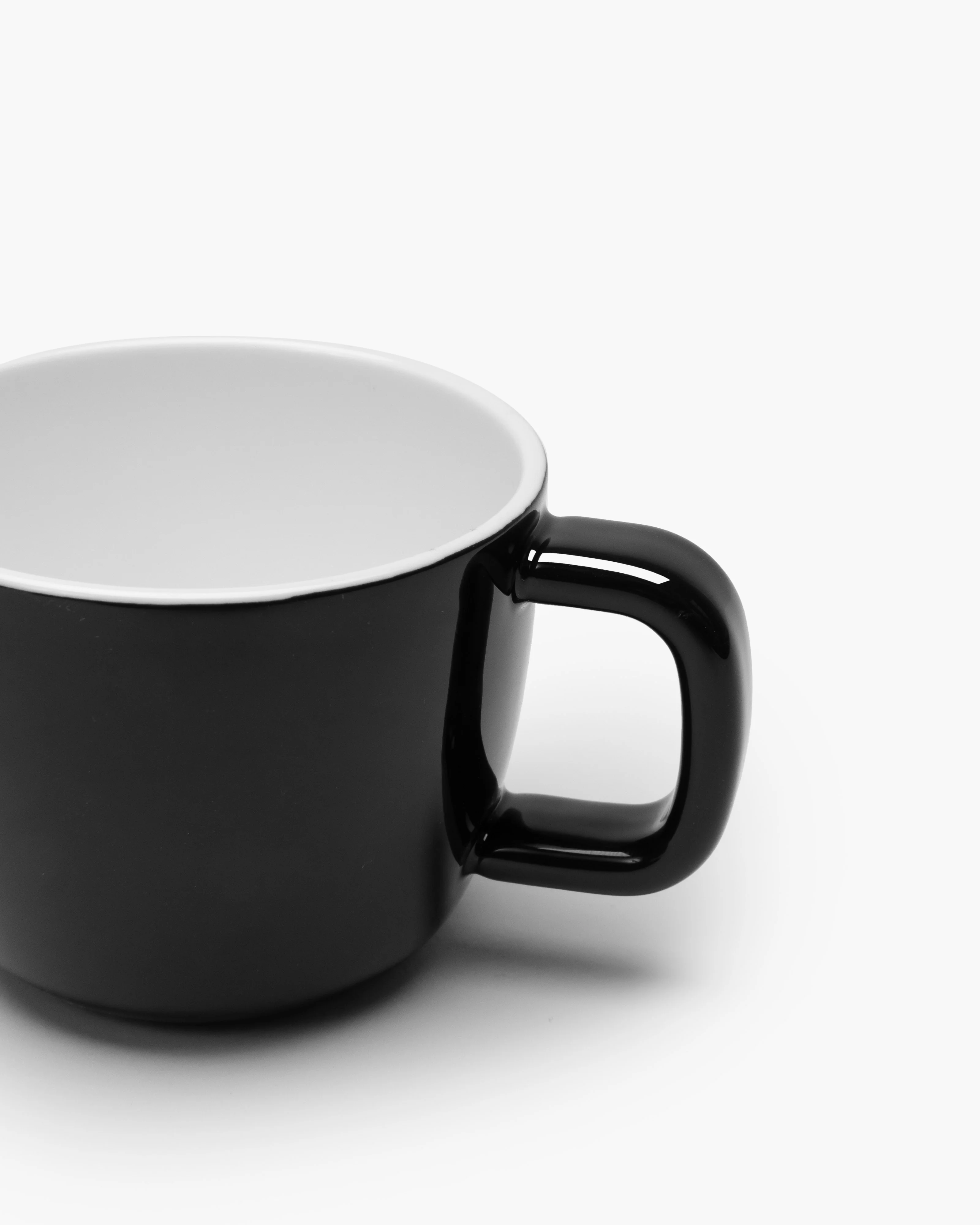 Espresso cup black glazed Passe-partout - Image 2