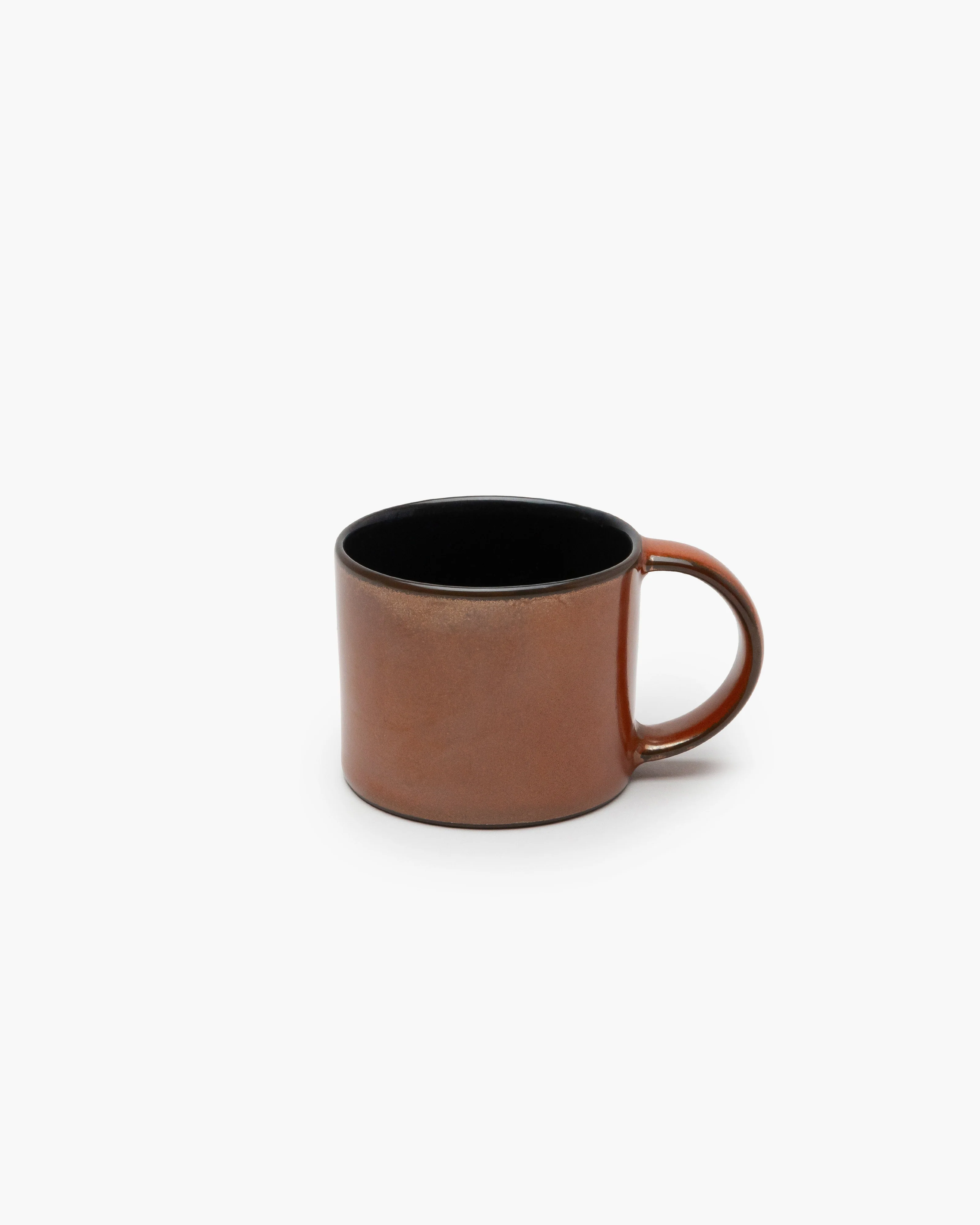 Espresso cup dark blue/rust Terres de rĂȘves