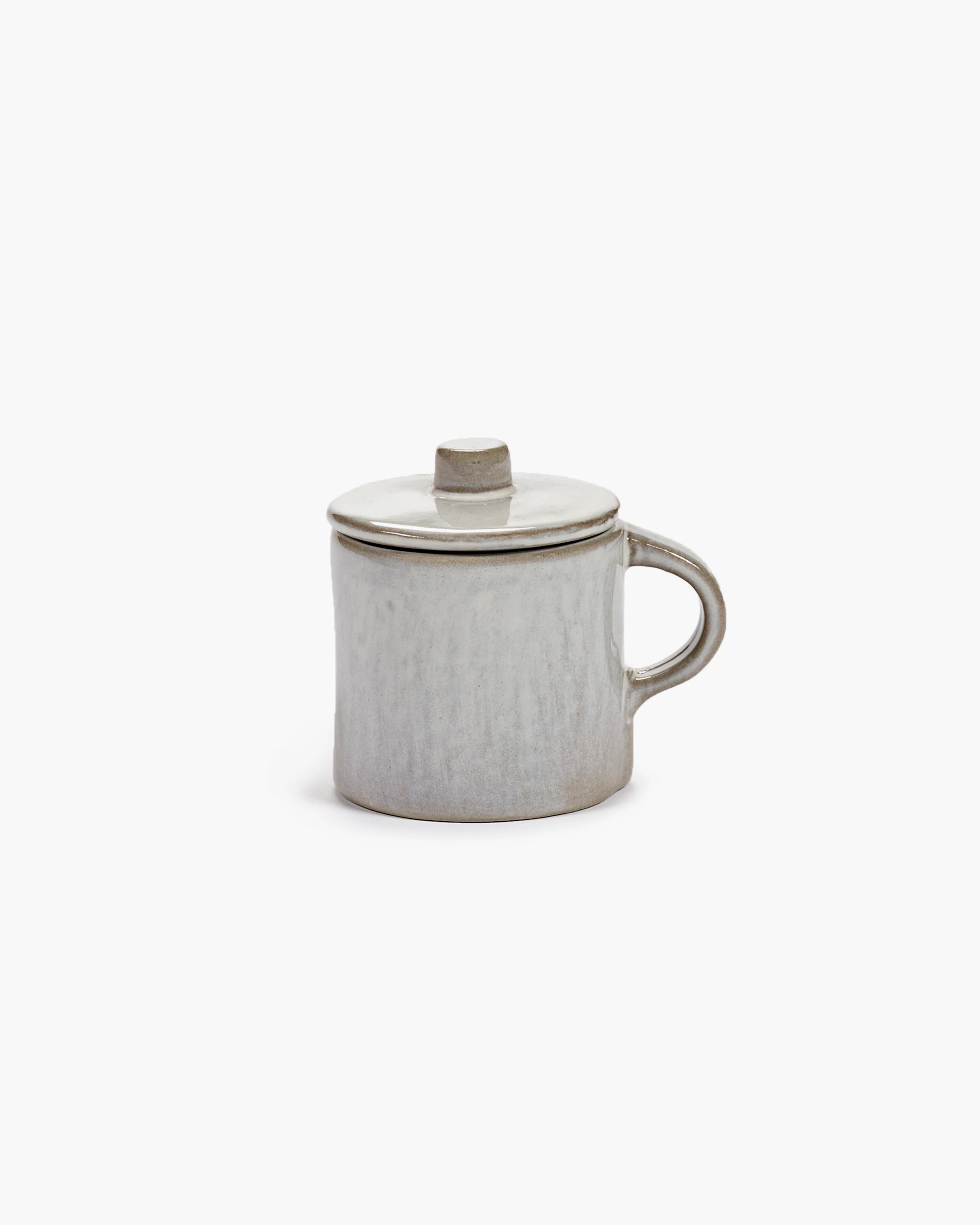 Espresso cup with lid off-white La Mère