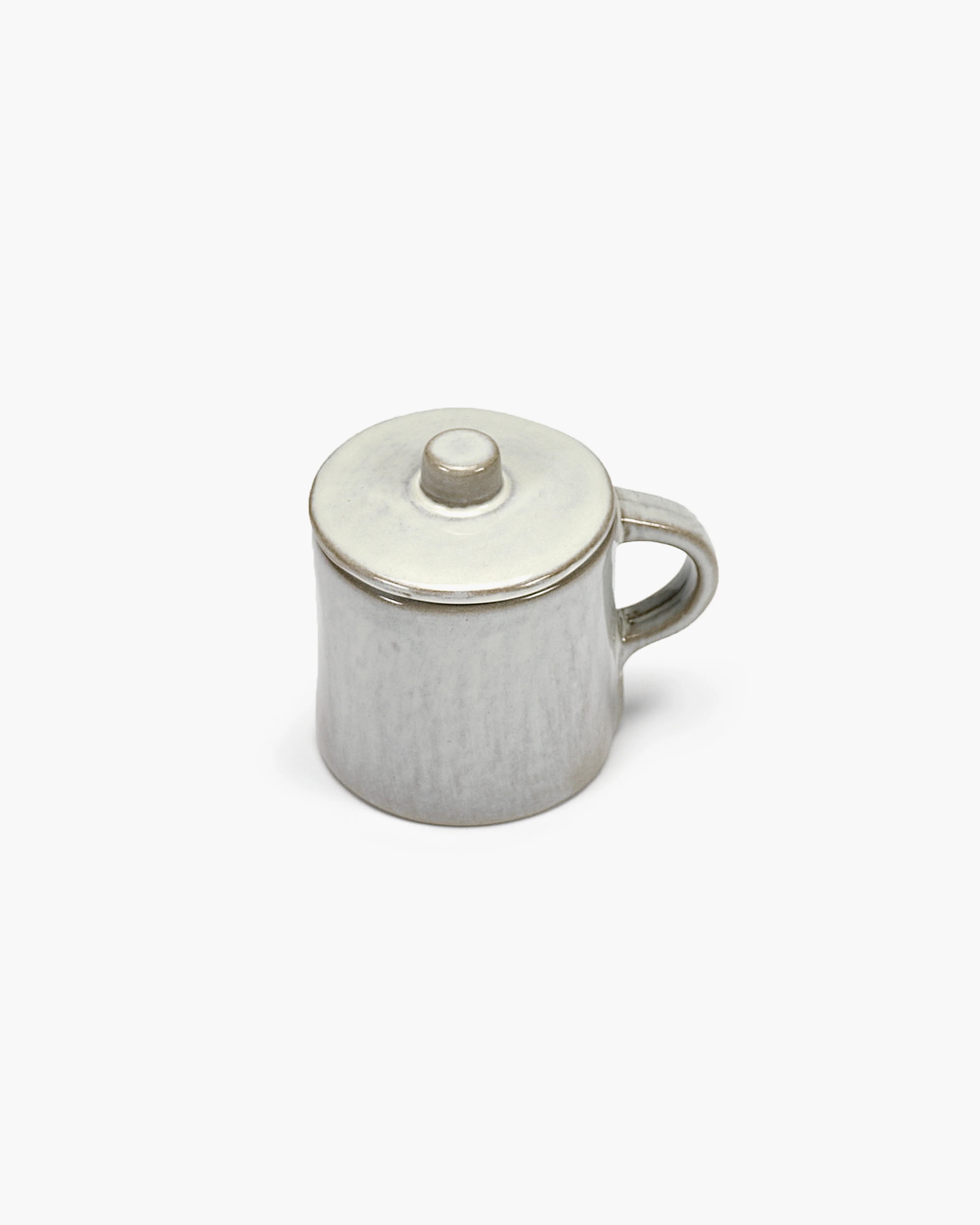 Espresso cup with lid off-white La Mère - Image 3