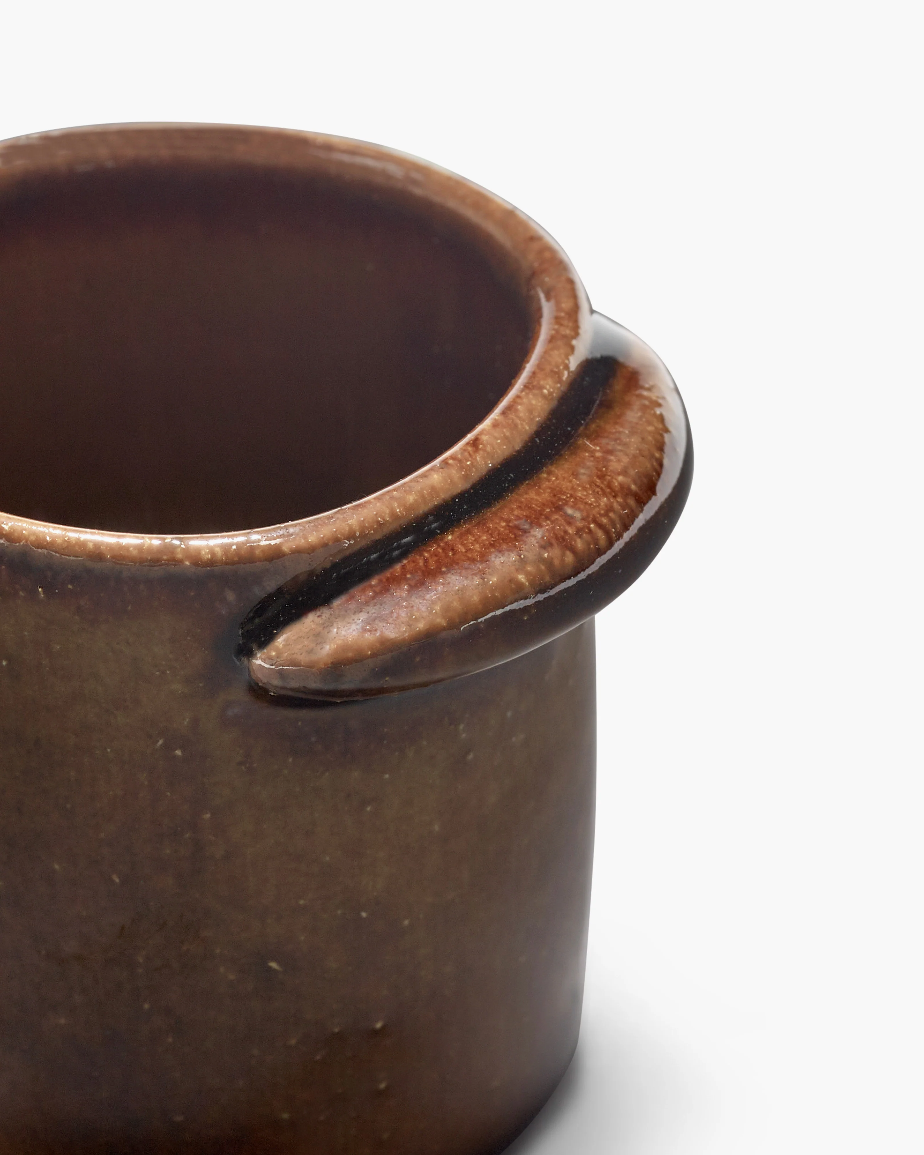 Espresso cup without handle ocher Out of lines - Image 5