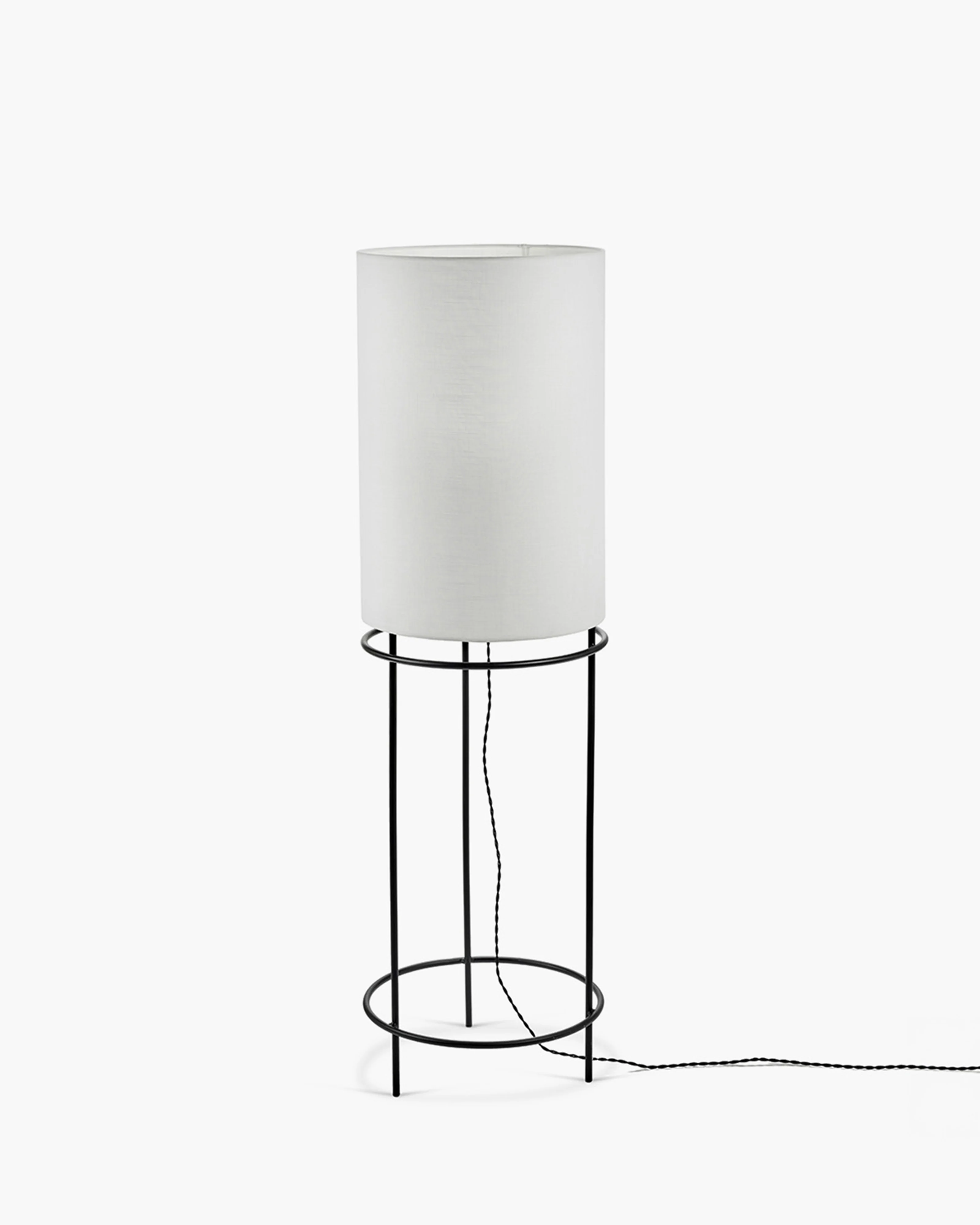 Floor lamp Cylinder 04 black - white - Image 3