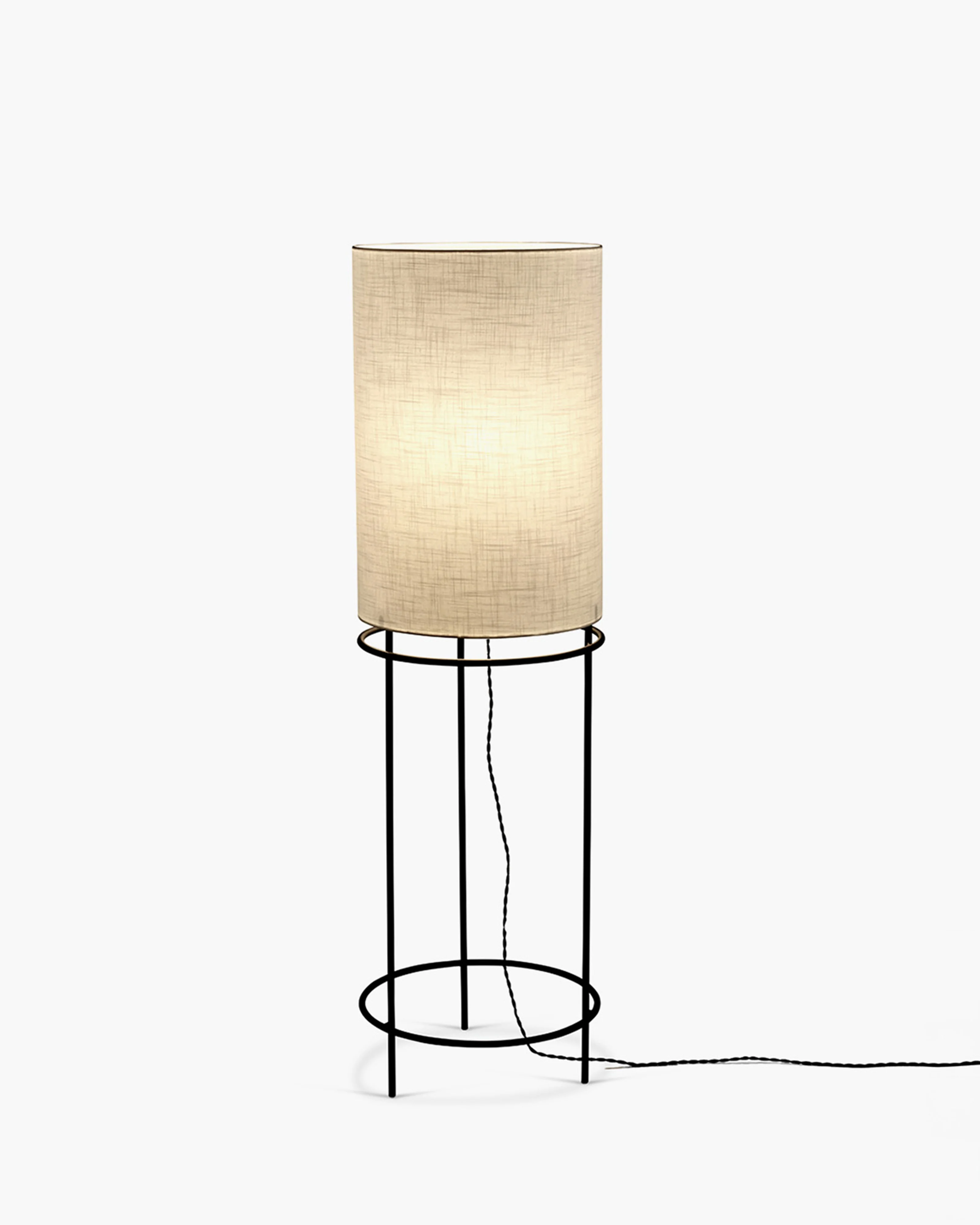 Floor lamp Cylinder 04 black - white - Image 4