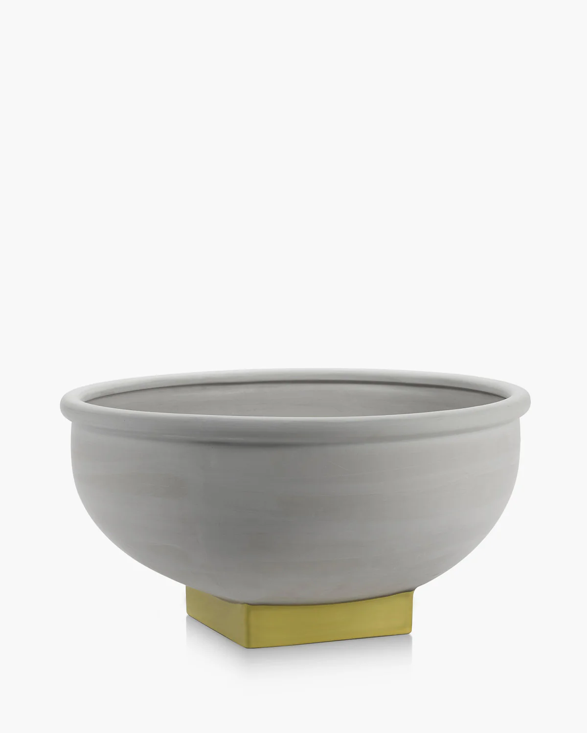Flower Bowl 10 grey - yellow Rosamar