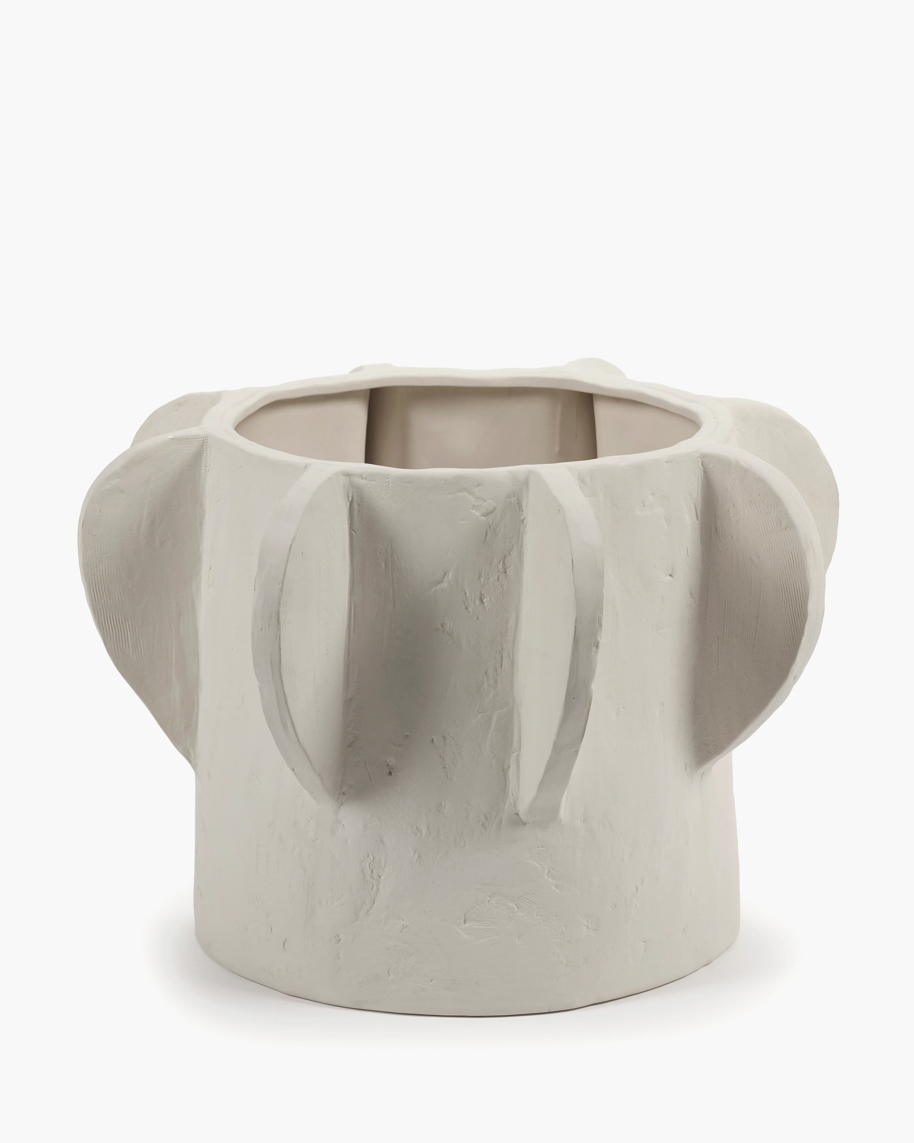 Flower pot 02 L beige Molly