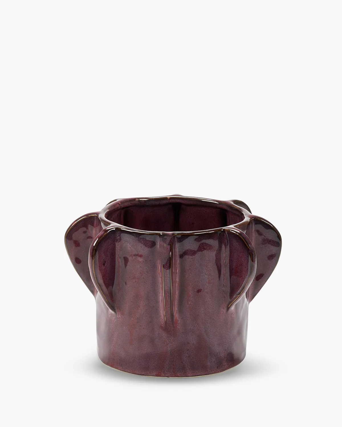 Flower pot 02 S aubergine Molly