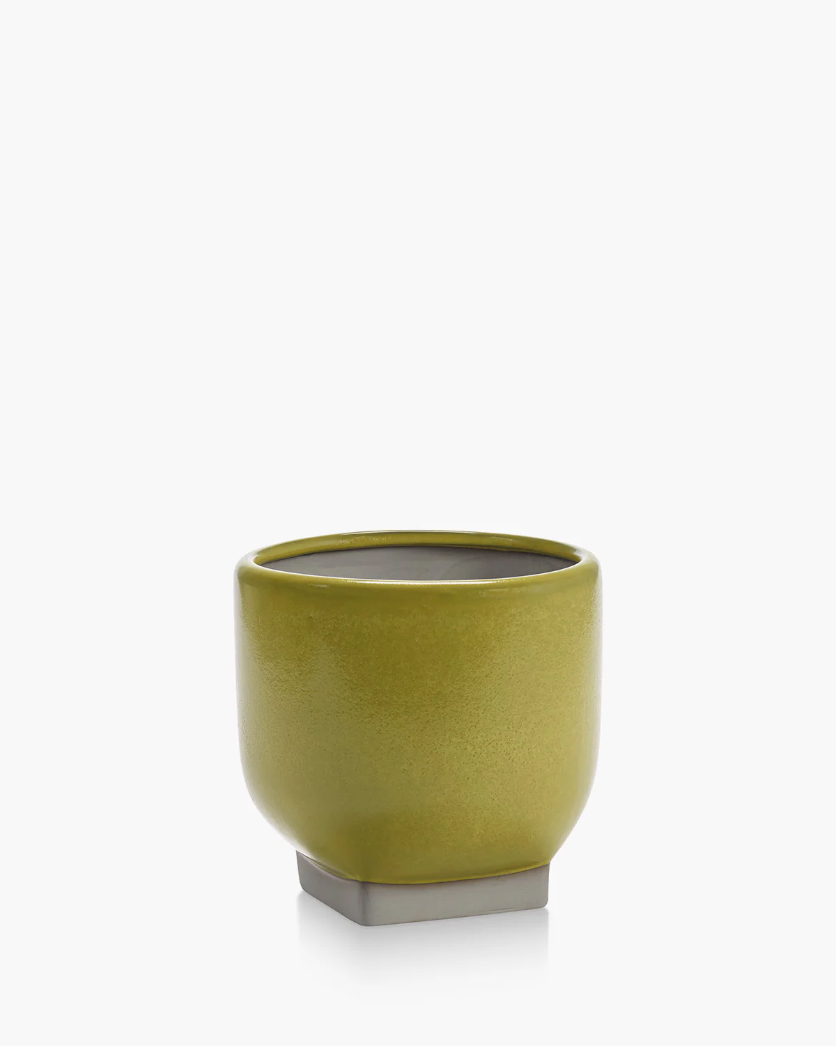 Flower pot 02 yellow - grey Rosamar