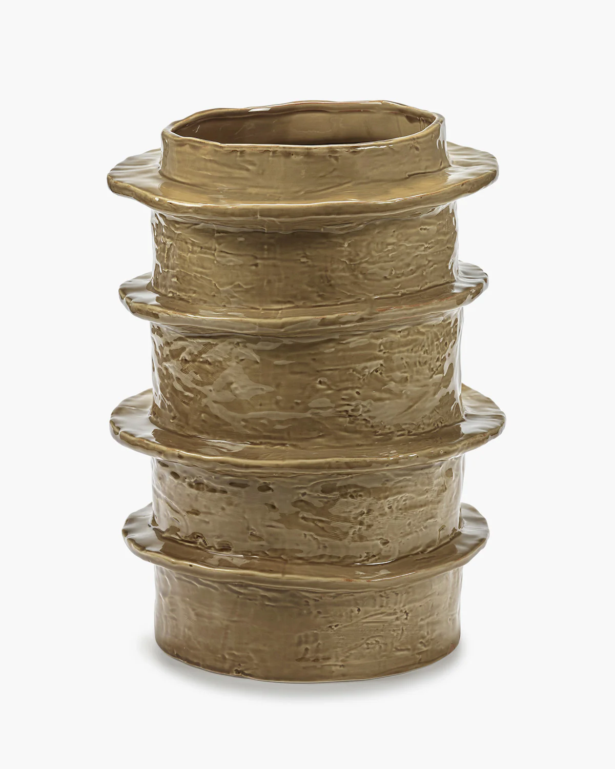 Flower pot 03 M ocher Molly