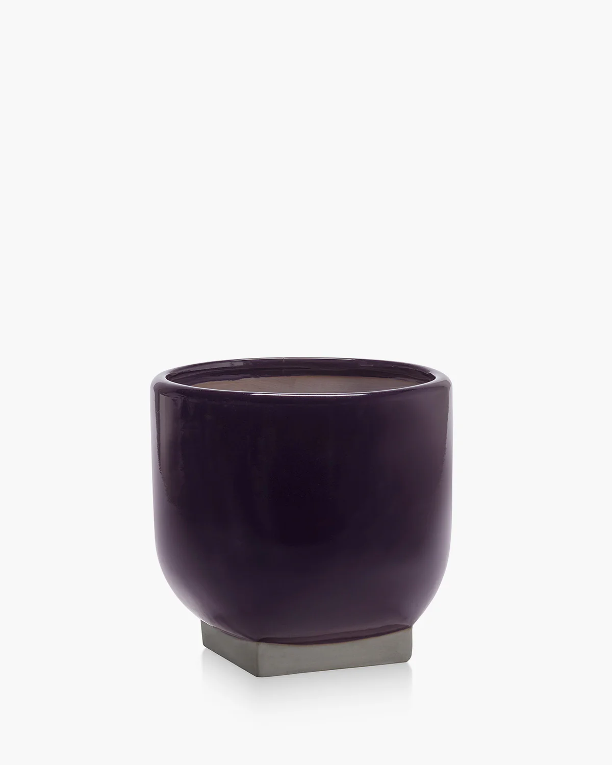 Flower pot 03 purple - grey Rosamar