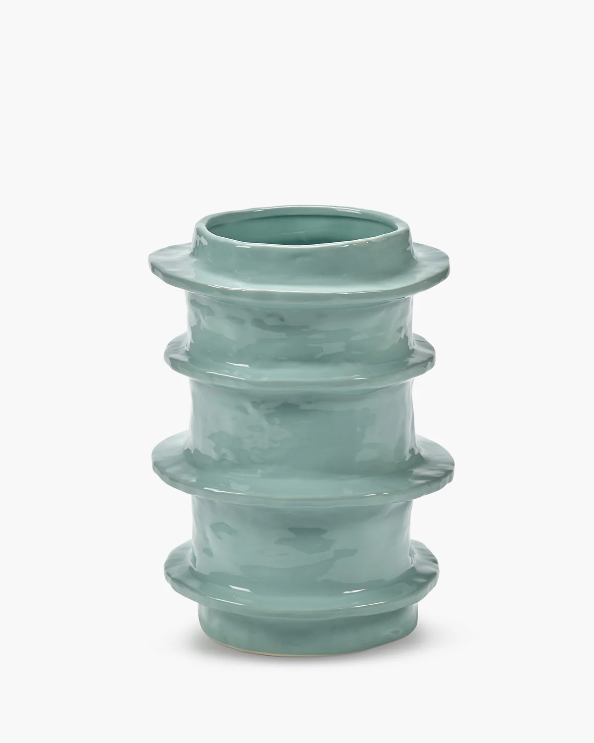 Flower pot 03 S light blue Molly