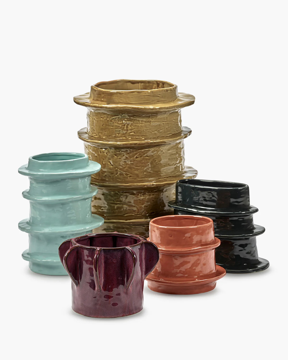 Flower pot 03 S light blue Molly - Image 5