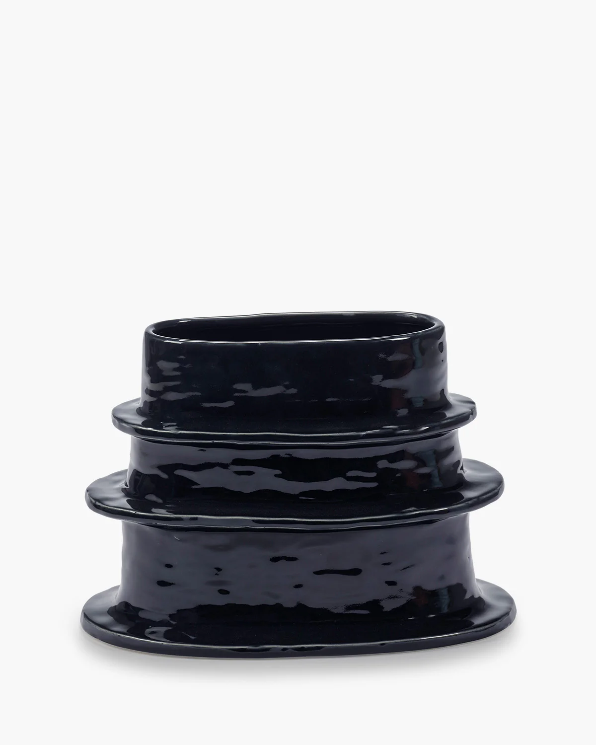 Flower pot 06 S dark blue Molly