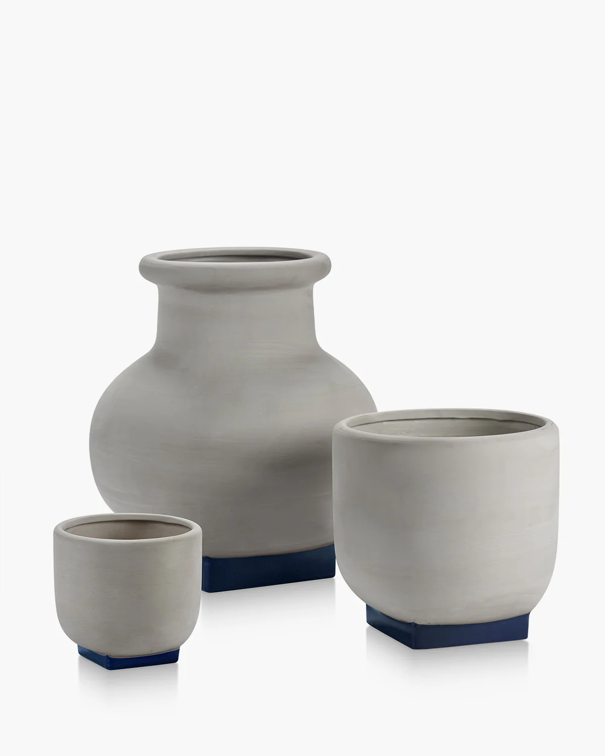 Flower pot 07 grey - dark blue Rosamar - Image 4