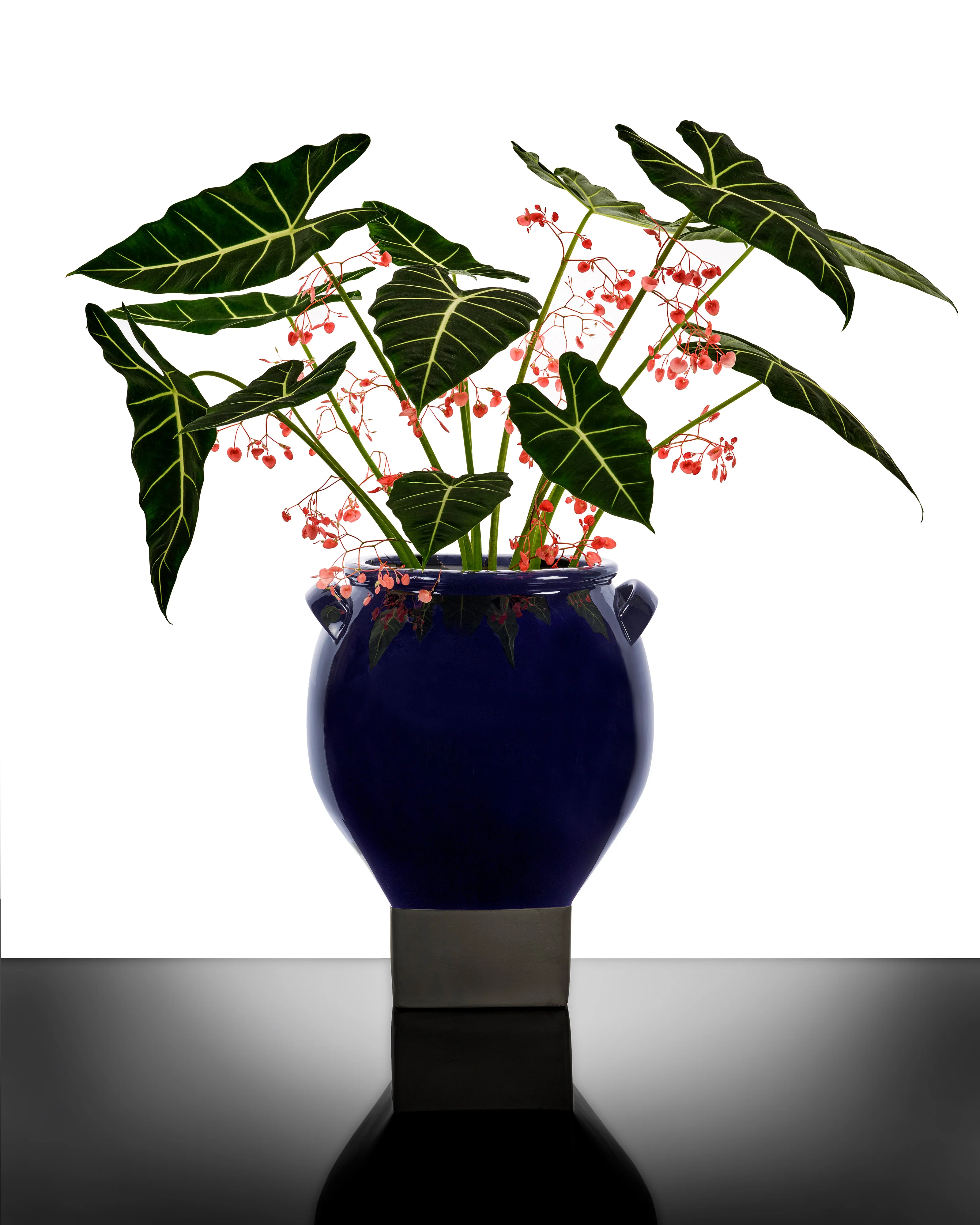 Flower pot 08 dark blue - grey Rosamar - Image 2