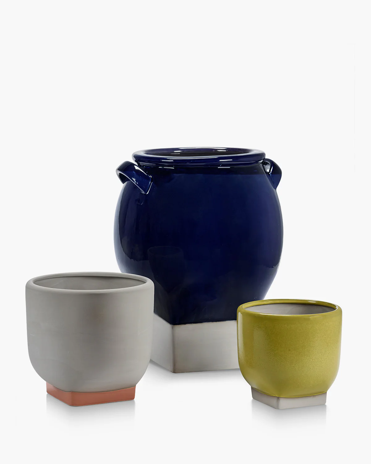 Flower pot 08 dark blue - grey Rosamar - Image 4