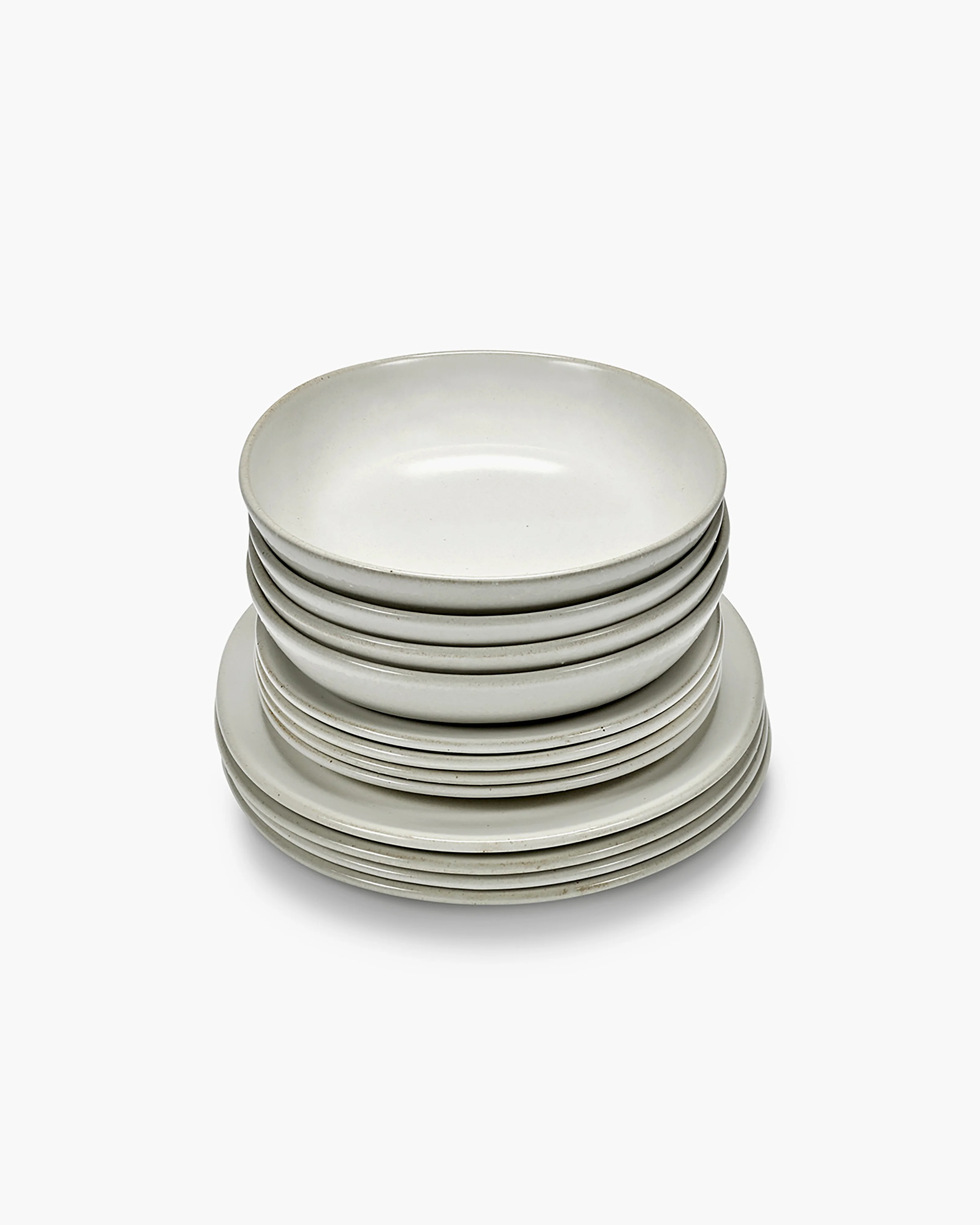 Dinner Set 12 pieces white Out of Lines - Image 3
