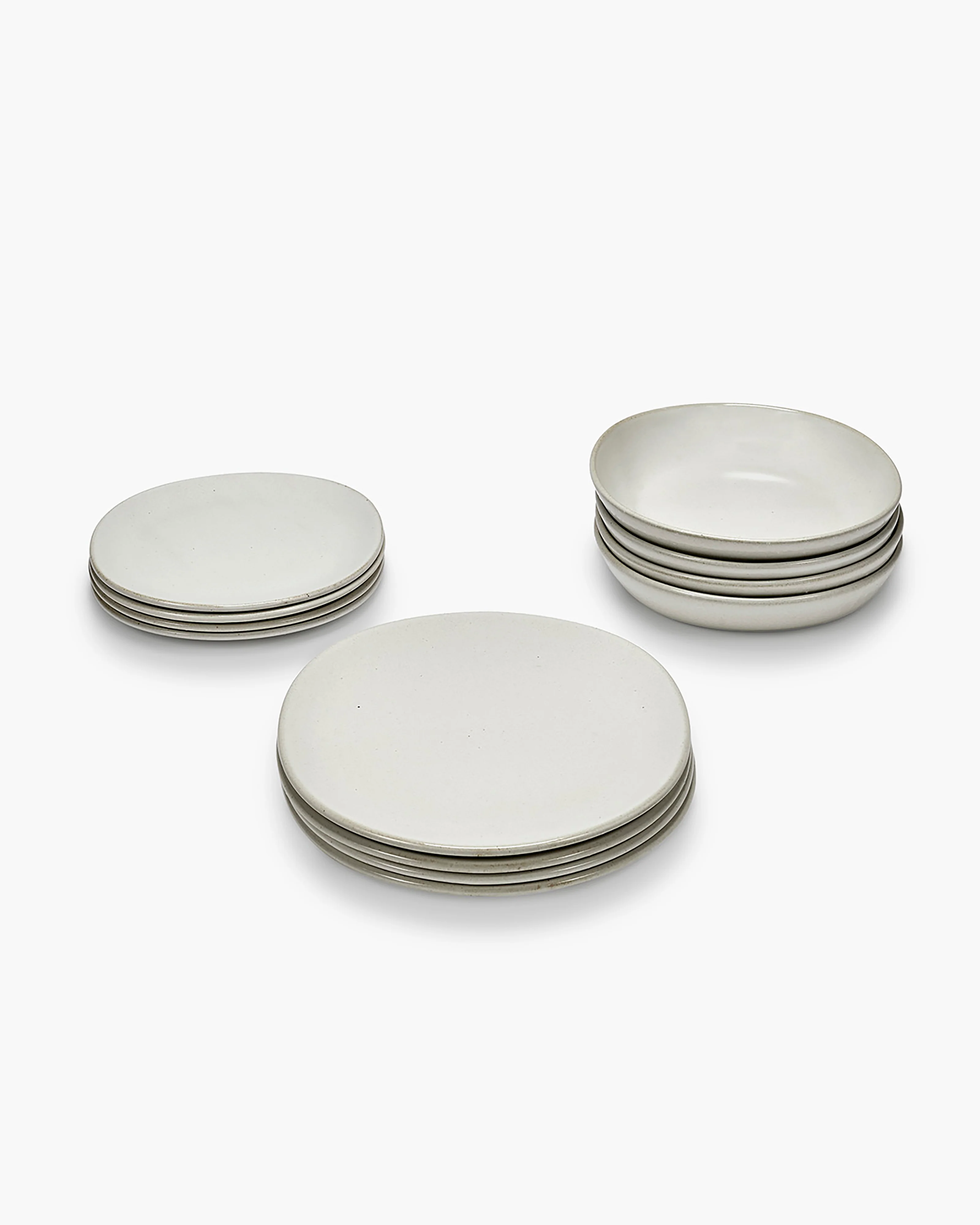 Dinner Set 12 pieces white Out of Lines - Image 4